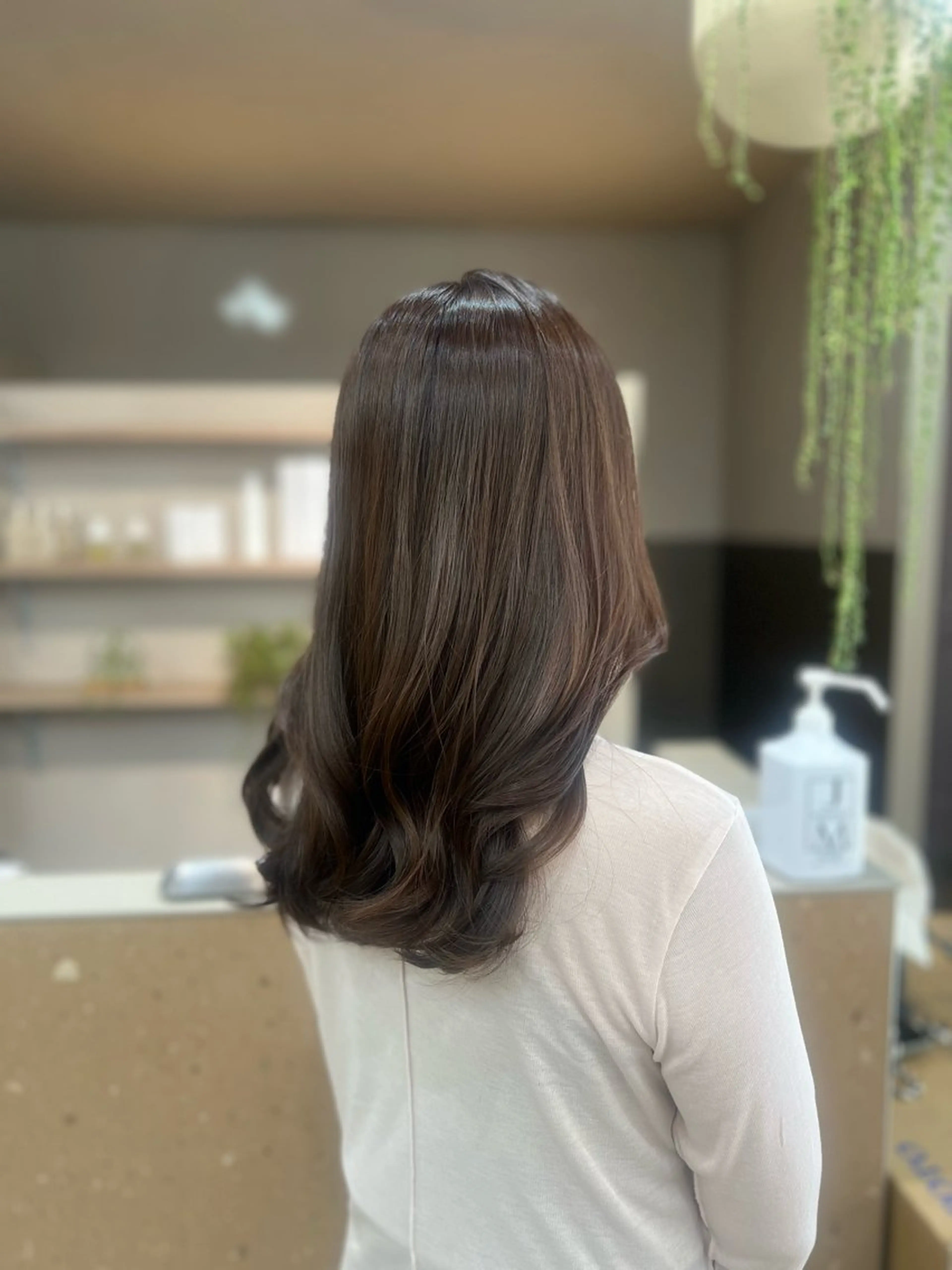 セミロング カラー ピンクカラー 【六本松美容師】 MOEのヘアスタイル