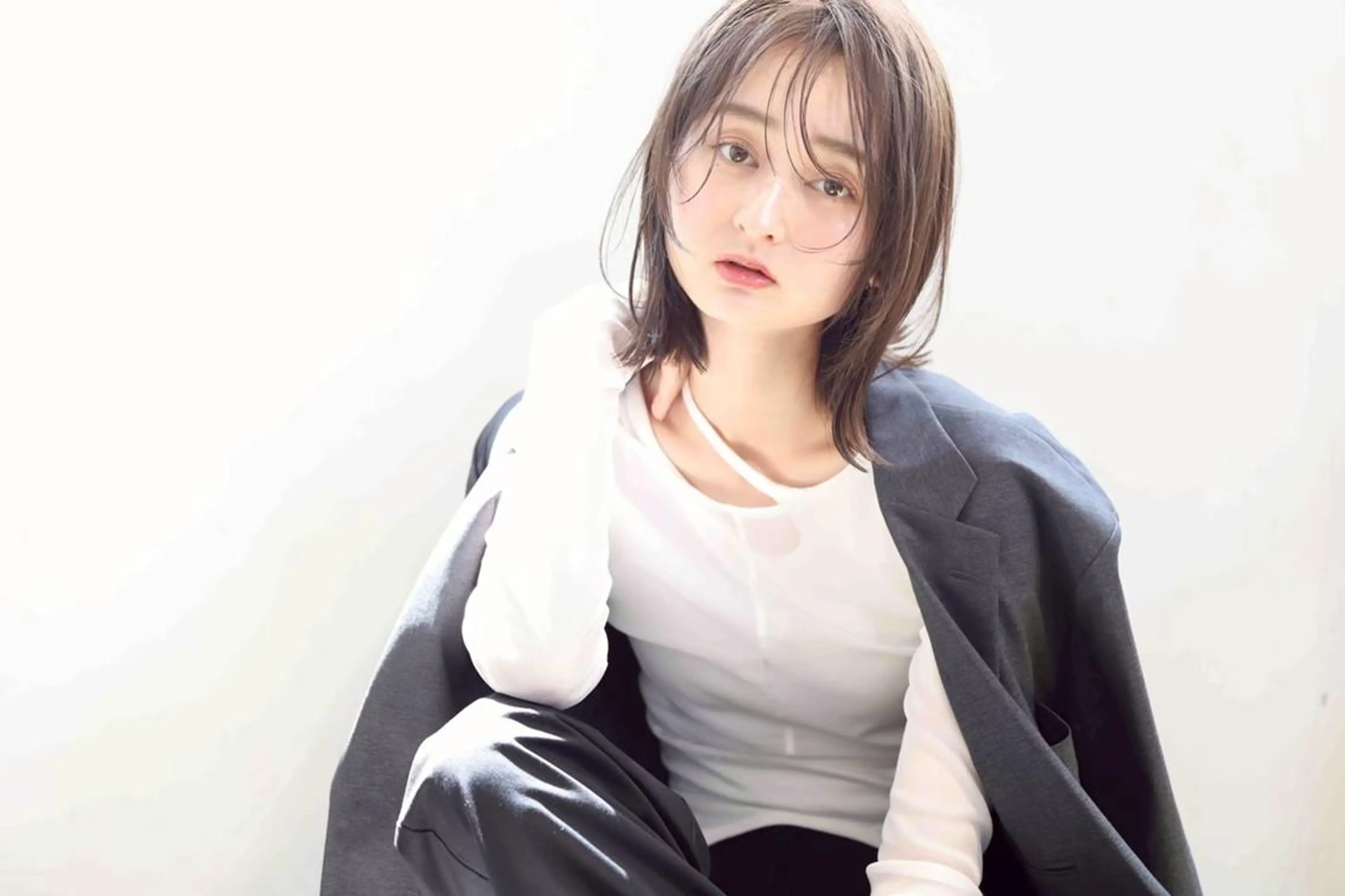 ミディアム 熊谷 はつなのヘアスタイル