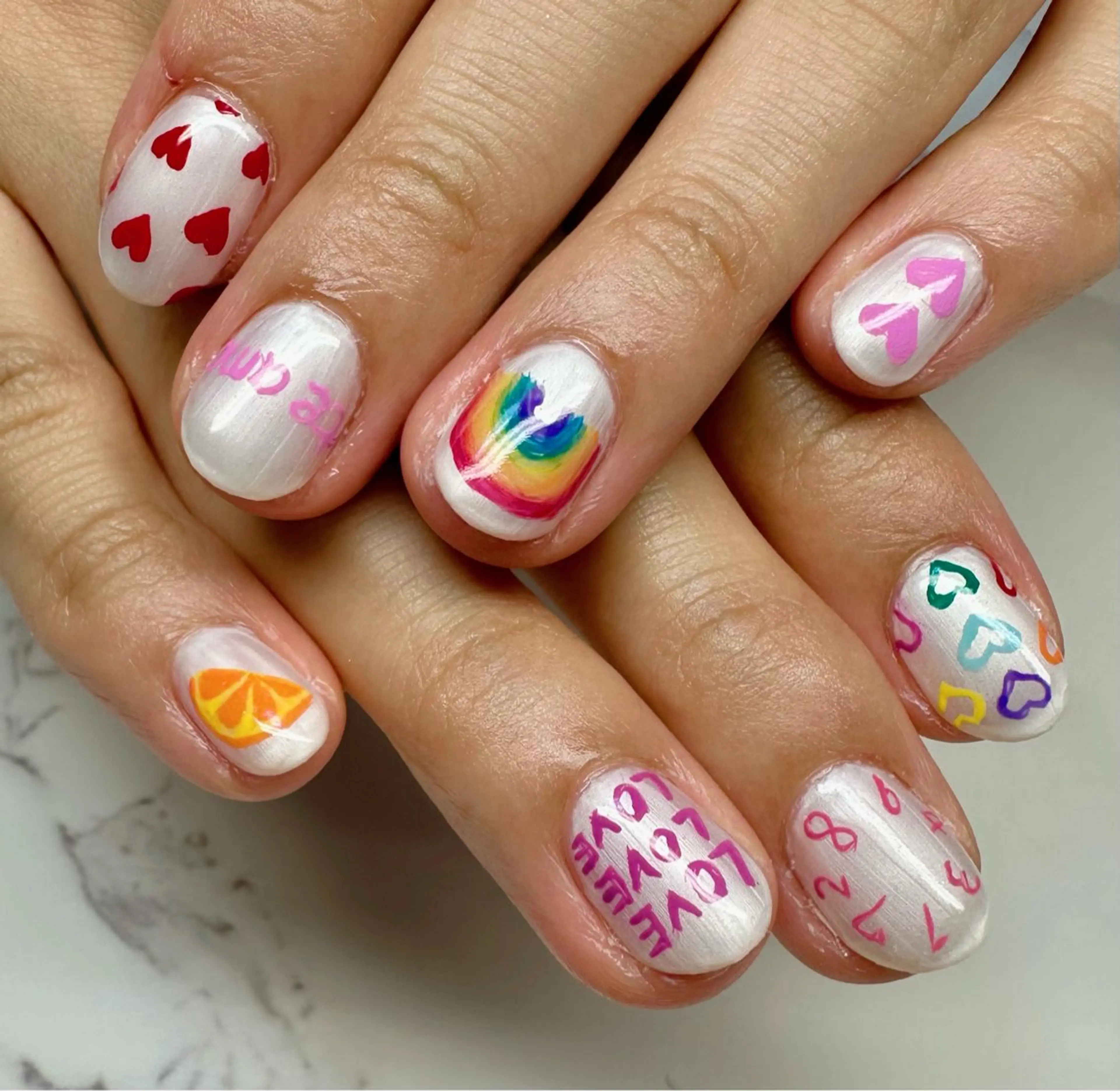 ネイル キラキラネイル マグネットネイル ニュアンスネイル ワンカラーネイル M.N_ nailのネイルデザイン