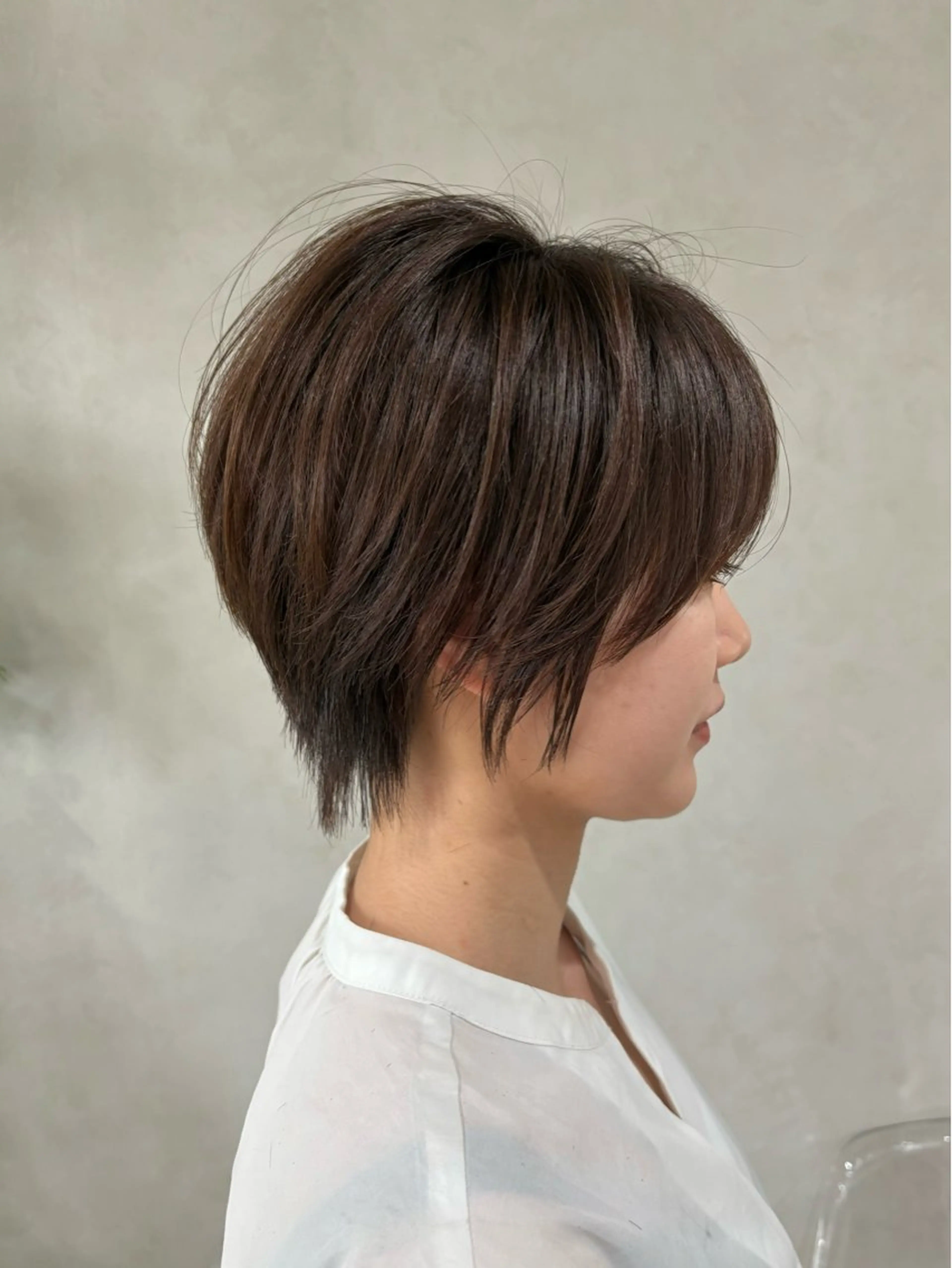 ショート ショートヘア カット トリートメント 🌿ボブ/縮毛矯正/ 透明感カラー🌿神永のヘアスタイル