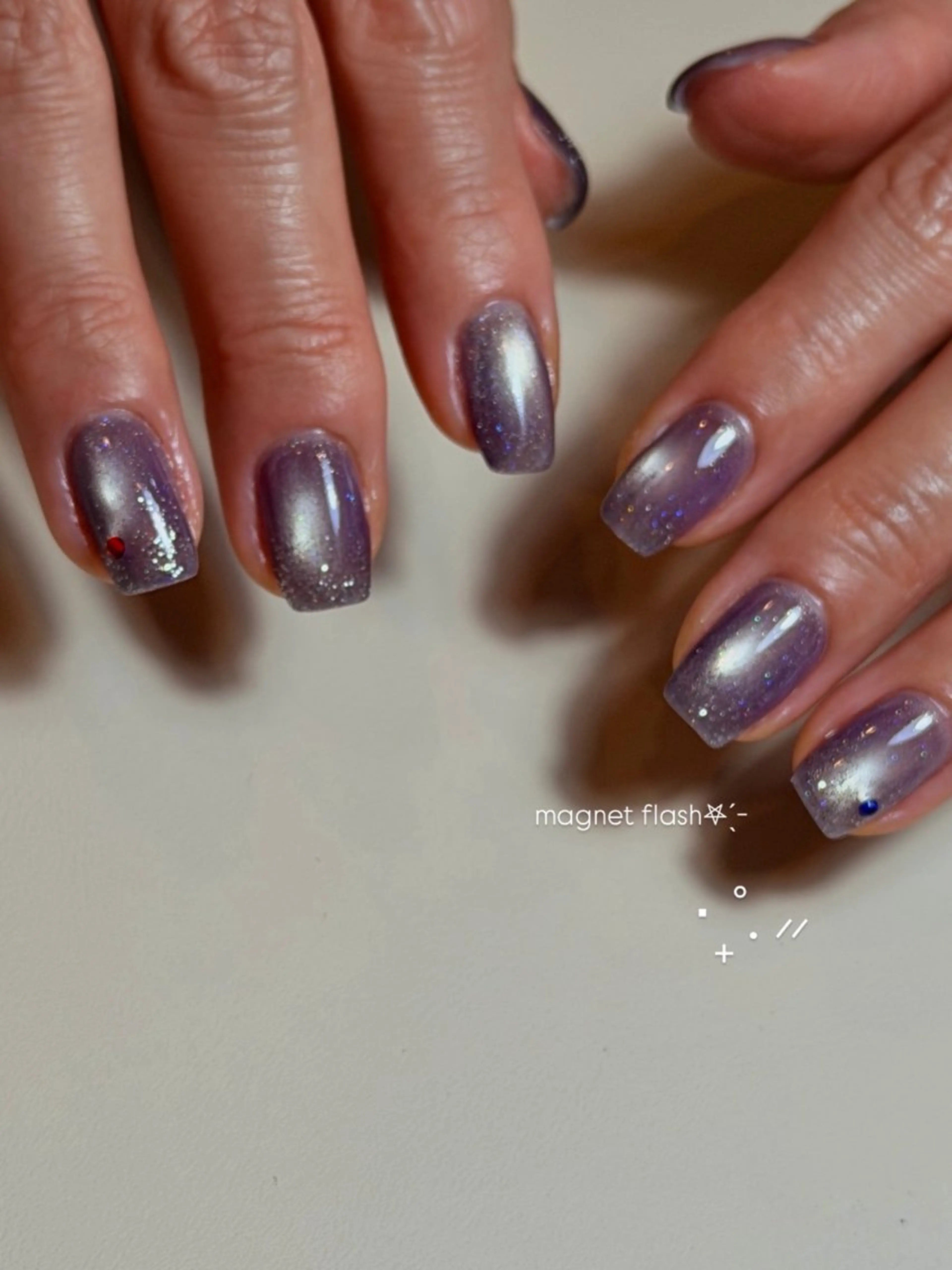 ネイル ハンドネイル なんば堀江/育爪施術 ニュアンス✻Kaphのネイルデザイン