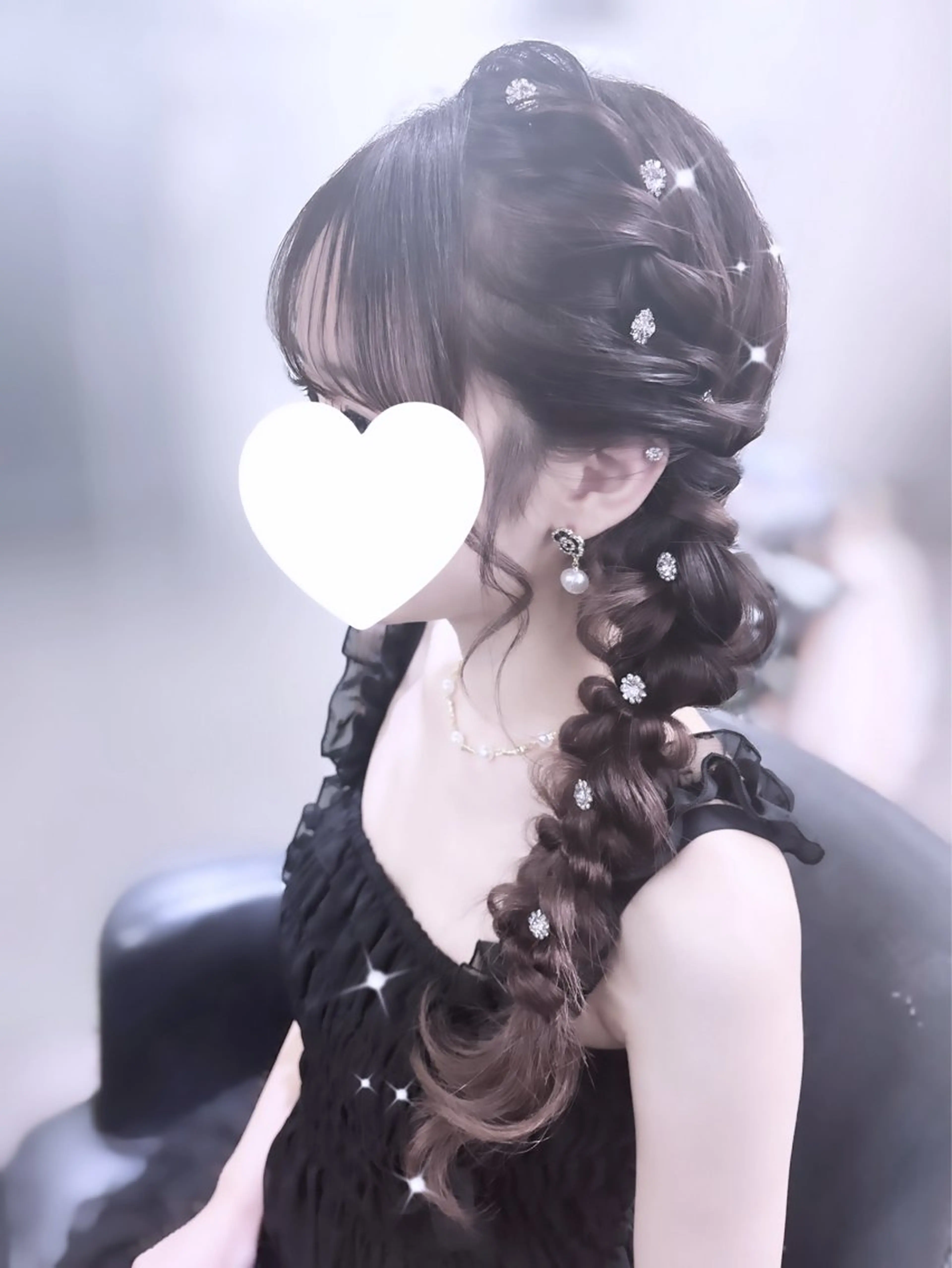 ロング OZ梅田♡ ゆはなブリーチのヘアスタイル