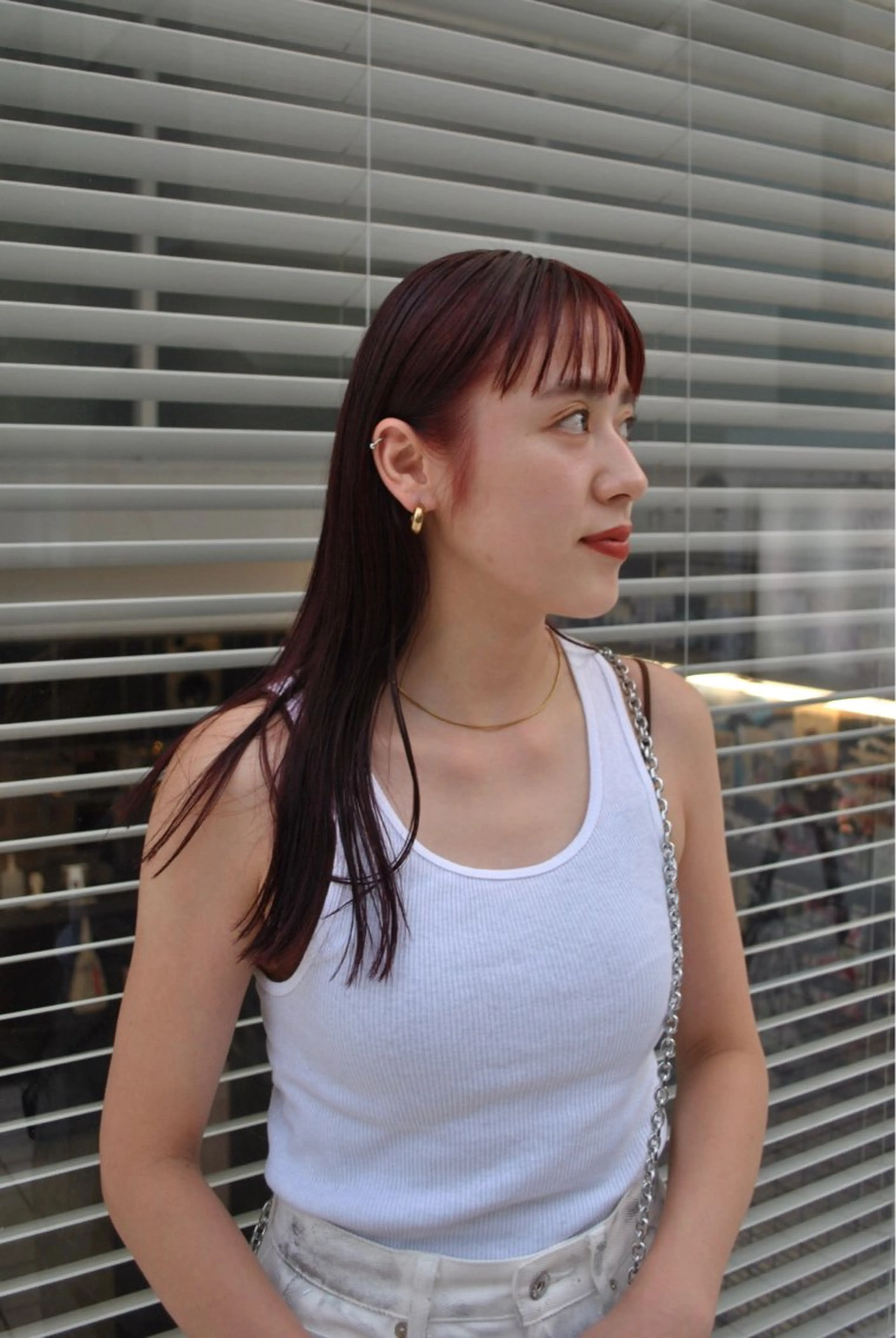 セミロング カラー カット ヘアカラー eri kinjoのヘアスタイル