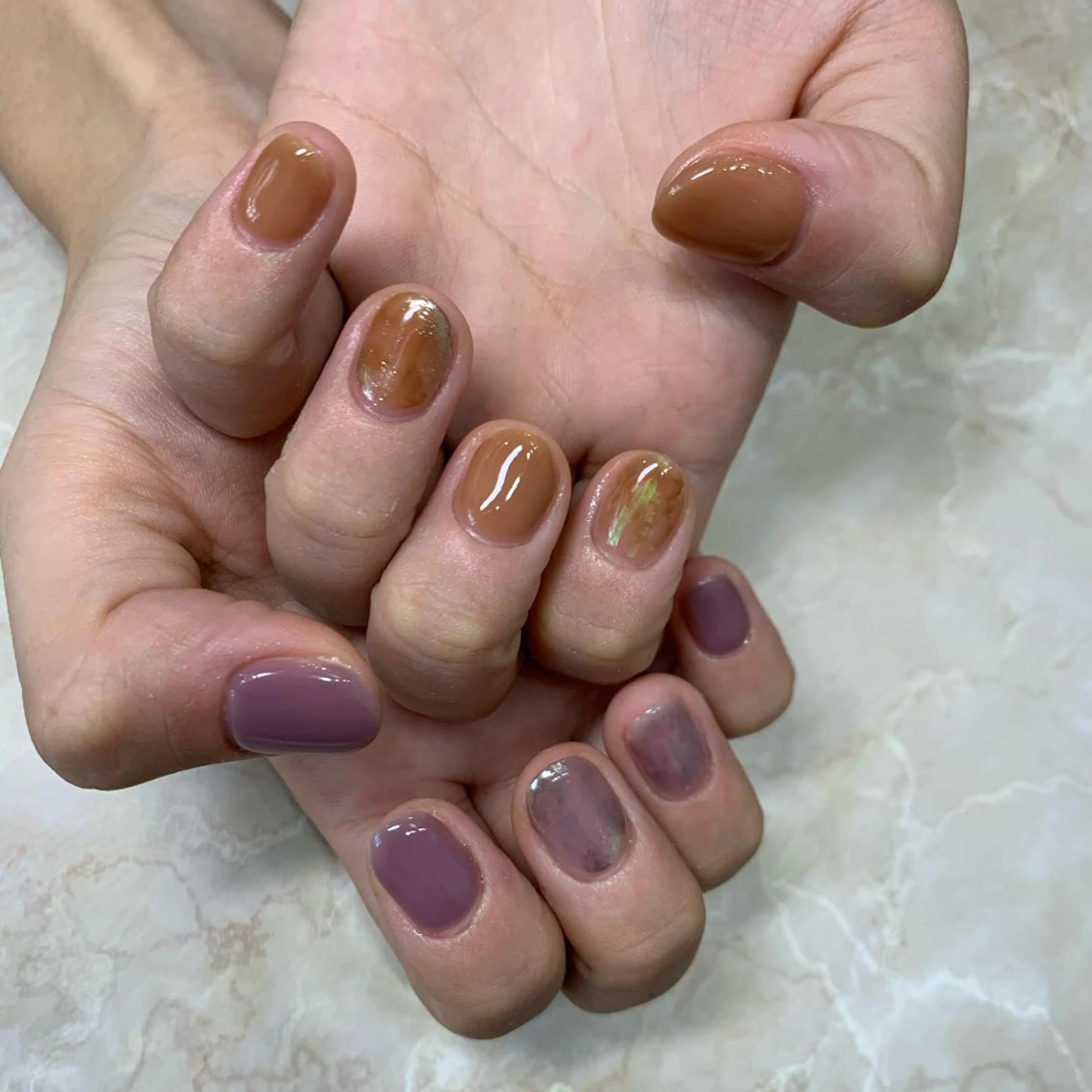 ネイル 新宿ニュアンスネイル makotoのネイルデザイン
