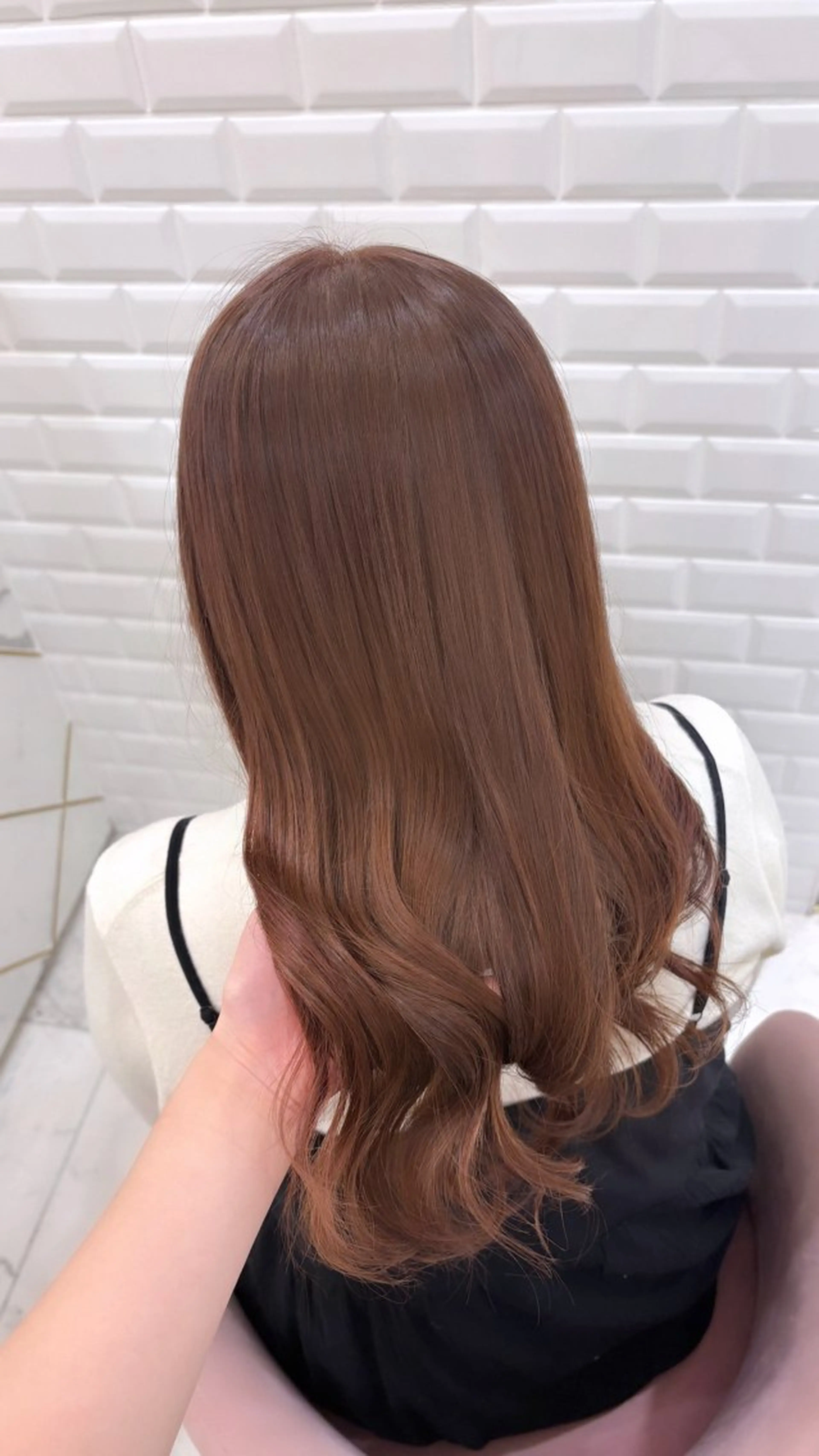 カラー ブリーチ ブリーチなしカラー ゆうひ 🎀のヘアスタイル