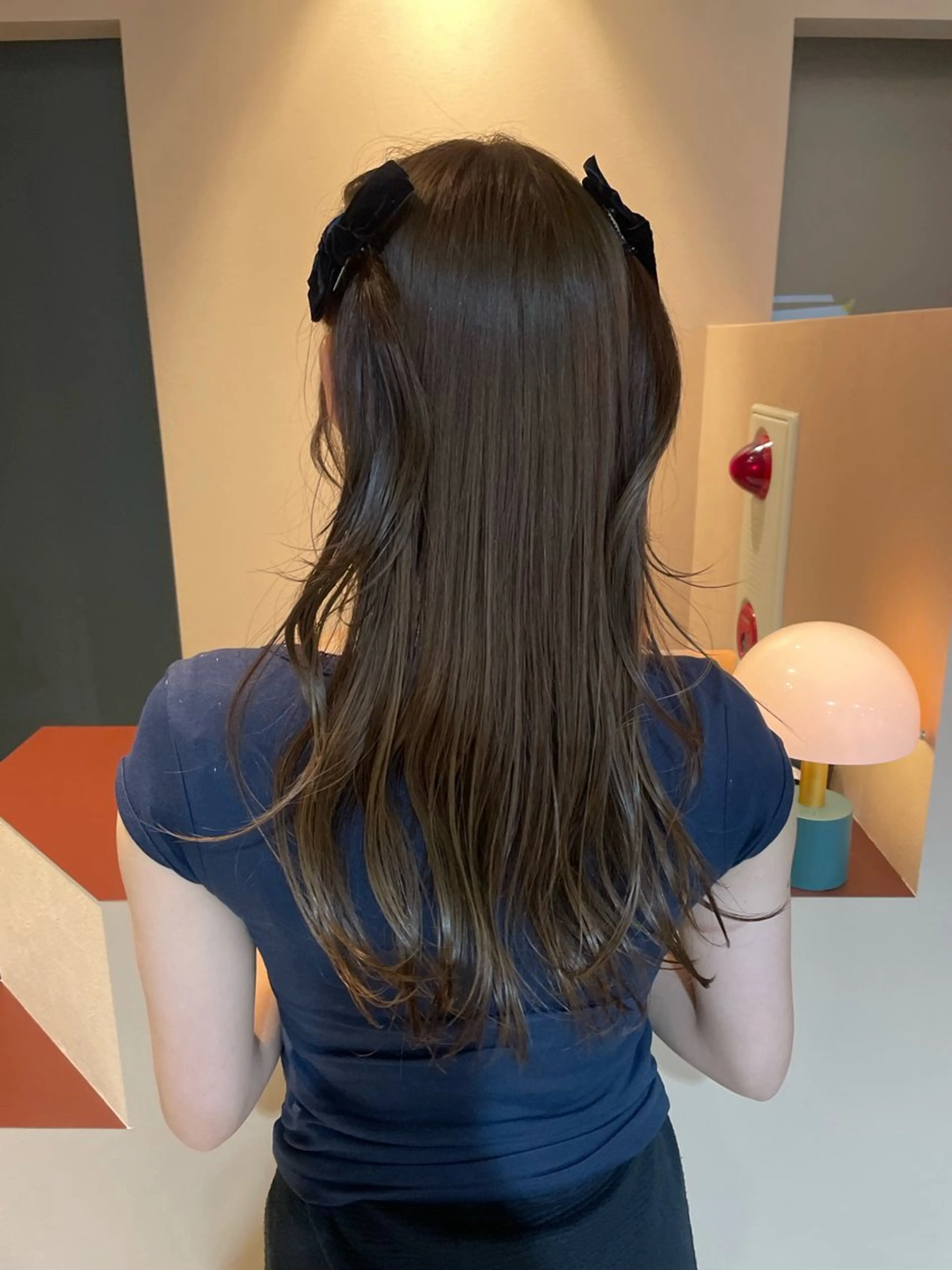 セミロング カット ヘアカラー トリートメント メンズモデル募集中 YOKE reinaのヘアスタイル