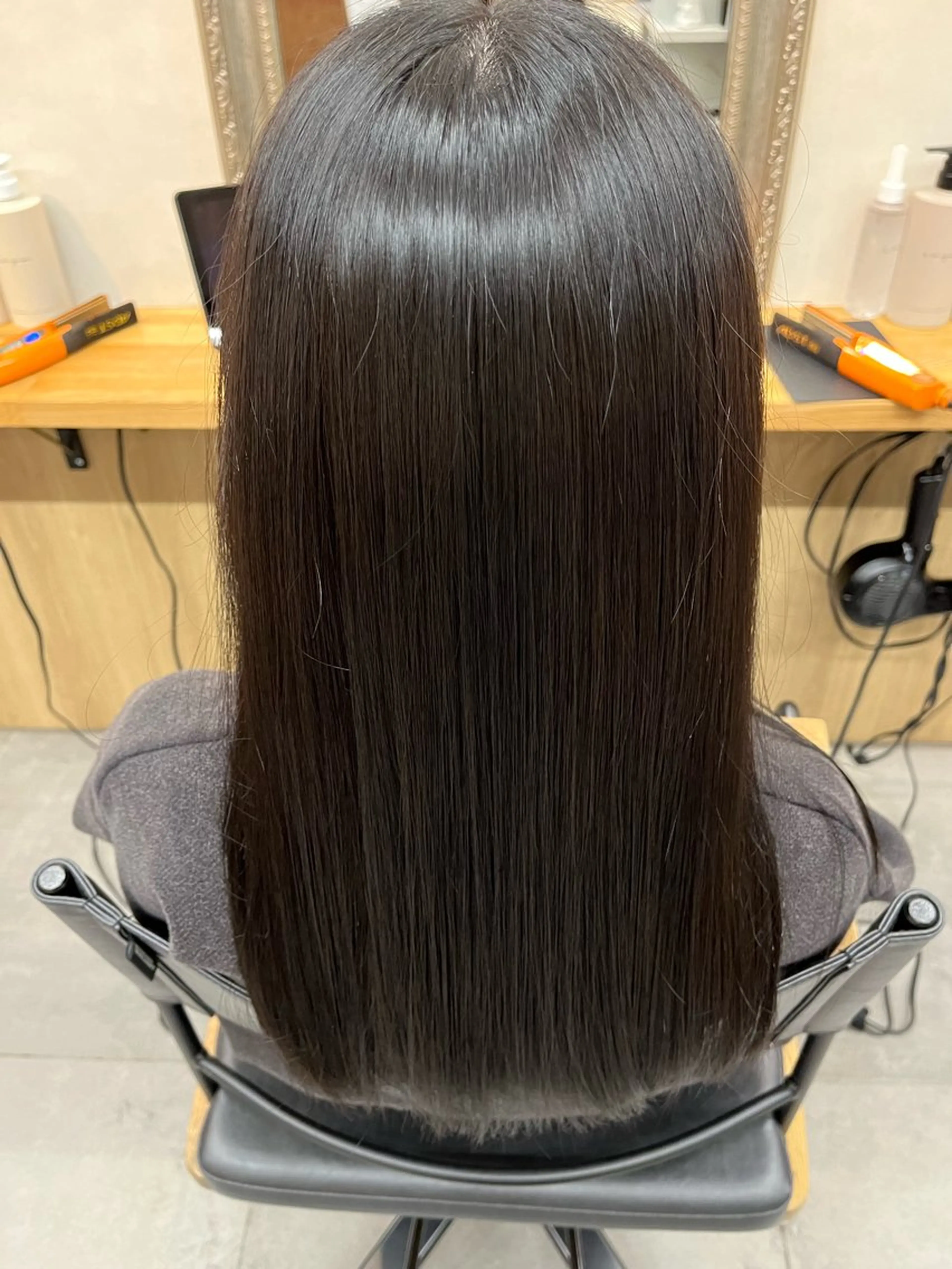 ロング ロング カット ヘアカラー 縮毛矯正 トリートメント レイヤー/縮毛矯正 /新宿/佐藤巧己✨のヘアスタイル