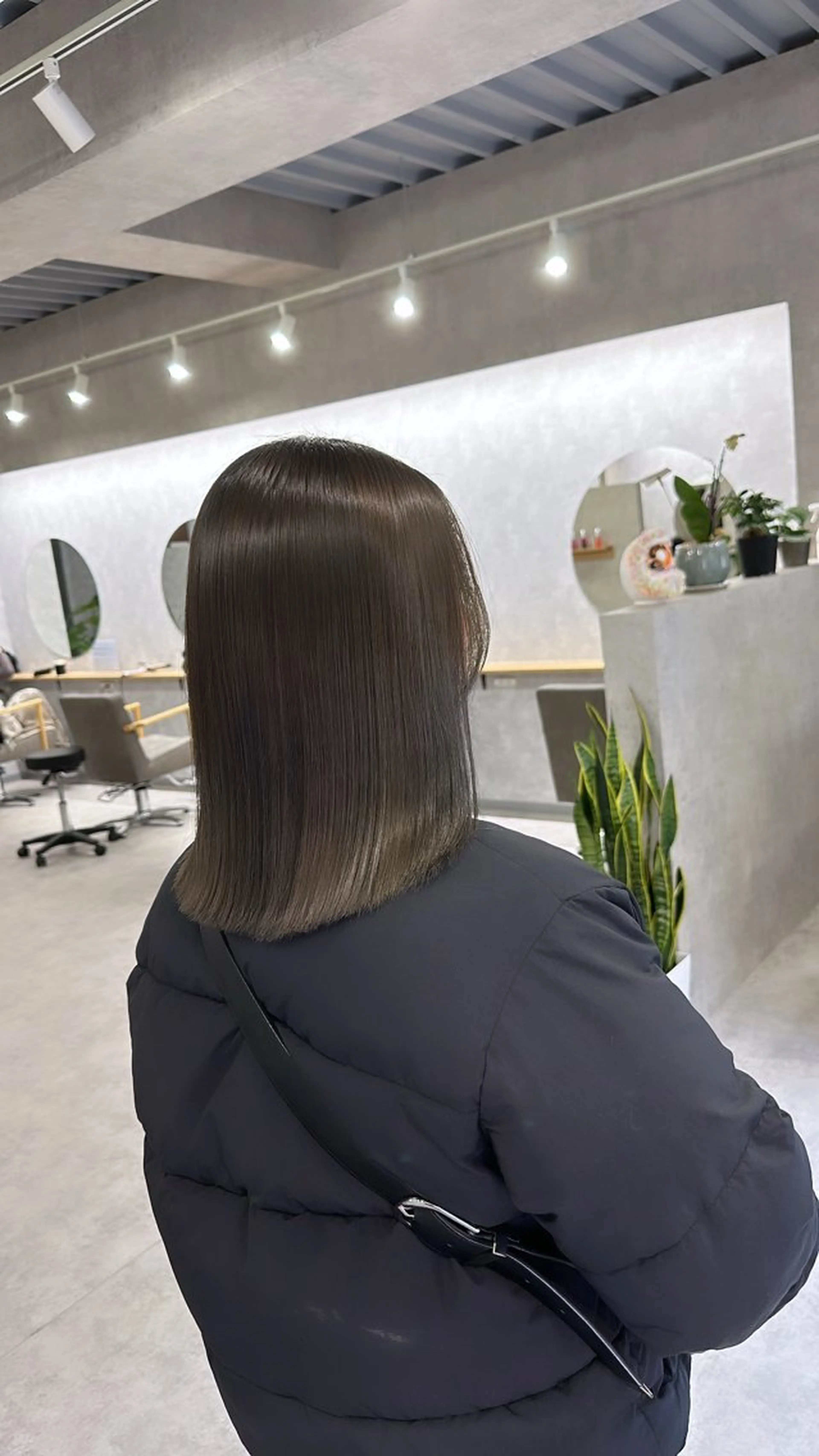 ミディアム カラー カット ヘアカラー トリートメント ✨️美髪✨️透明感カ ラー✨️大泉翔／店長のヘアスタイル