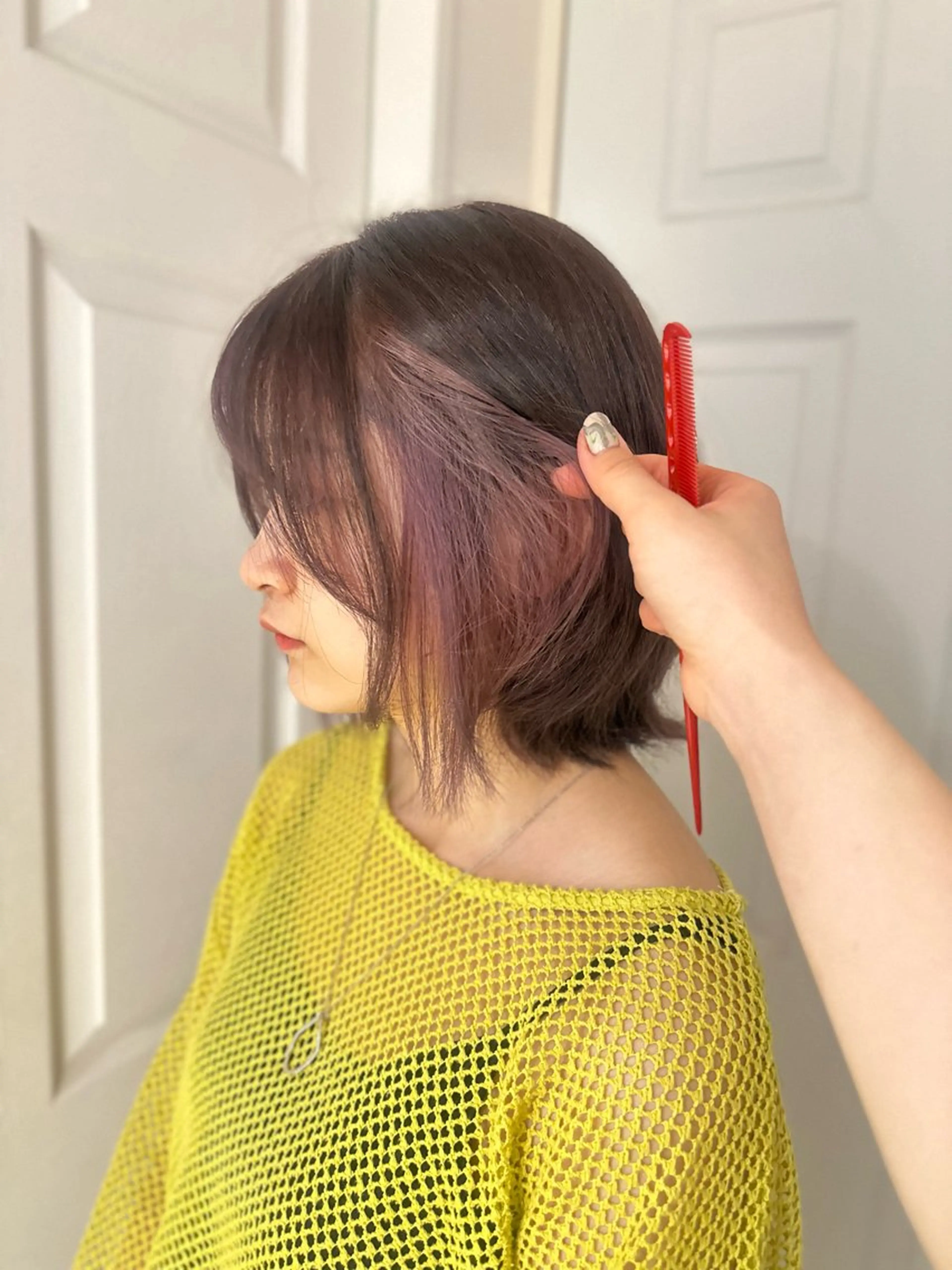 ミディアム ヘアカラー HUMANあすか /レディースカットのヘアスタイル