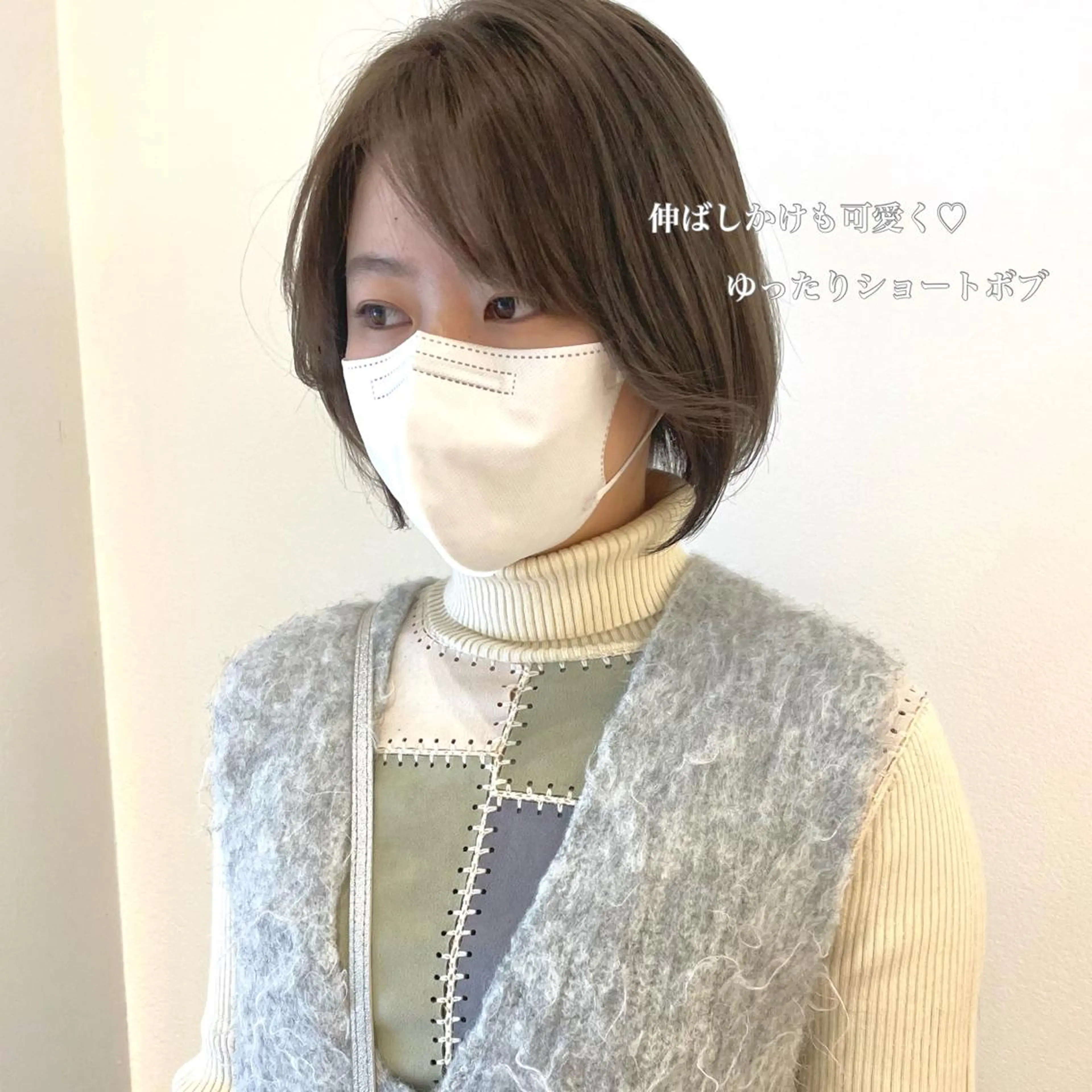 ショート カラー ショートボブ ボブ 伸ばしかけ ショートヘア カット ヘアカラー トリートメント 北九州美容室 🕊️わかな✂︎のヘアスタイル