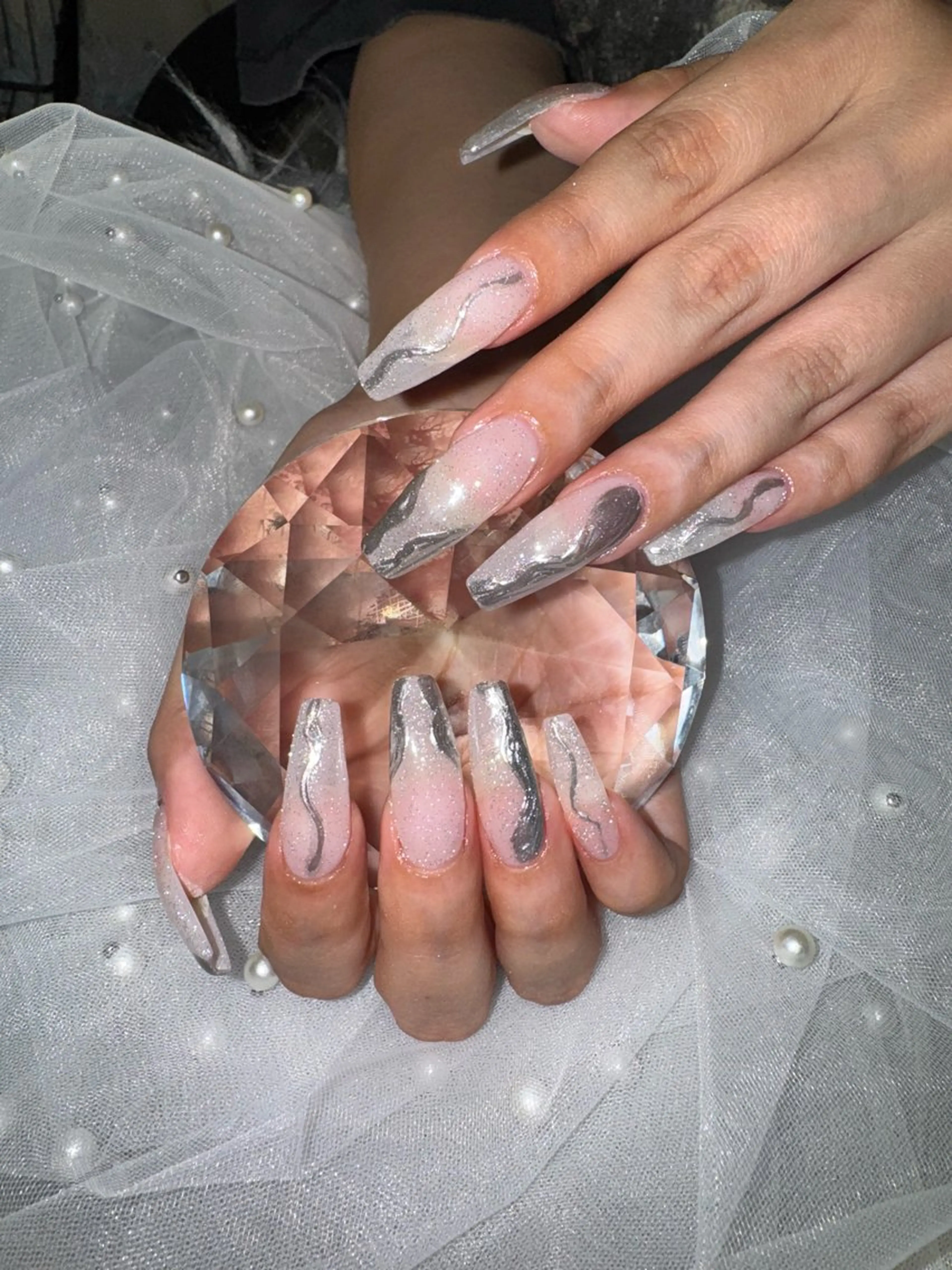 ロング forR's AIKAのネイルデザイン