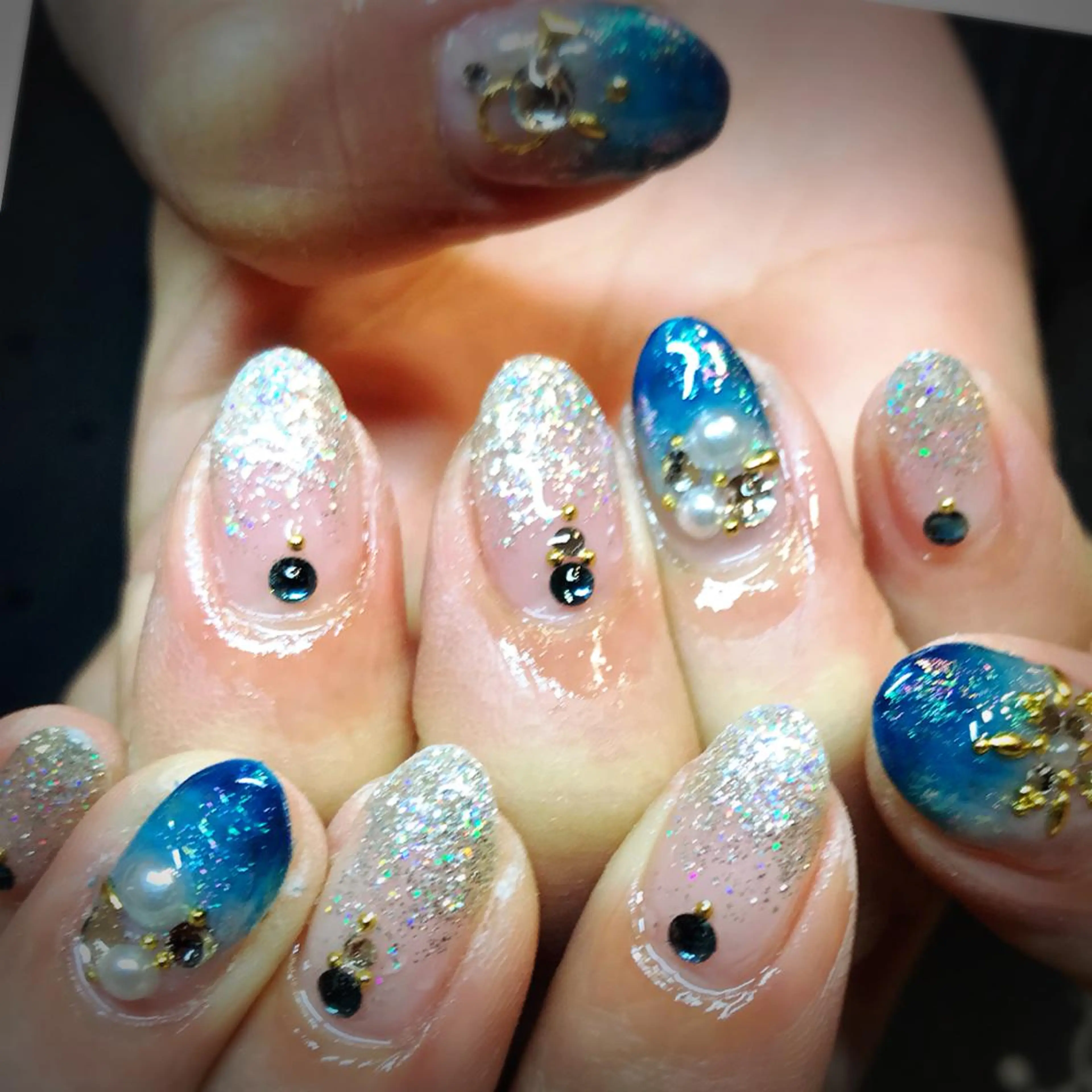 セミロング ネイル MKY salonのネイルデザイン