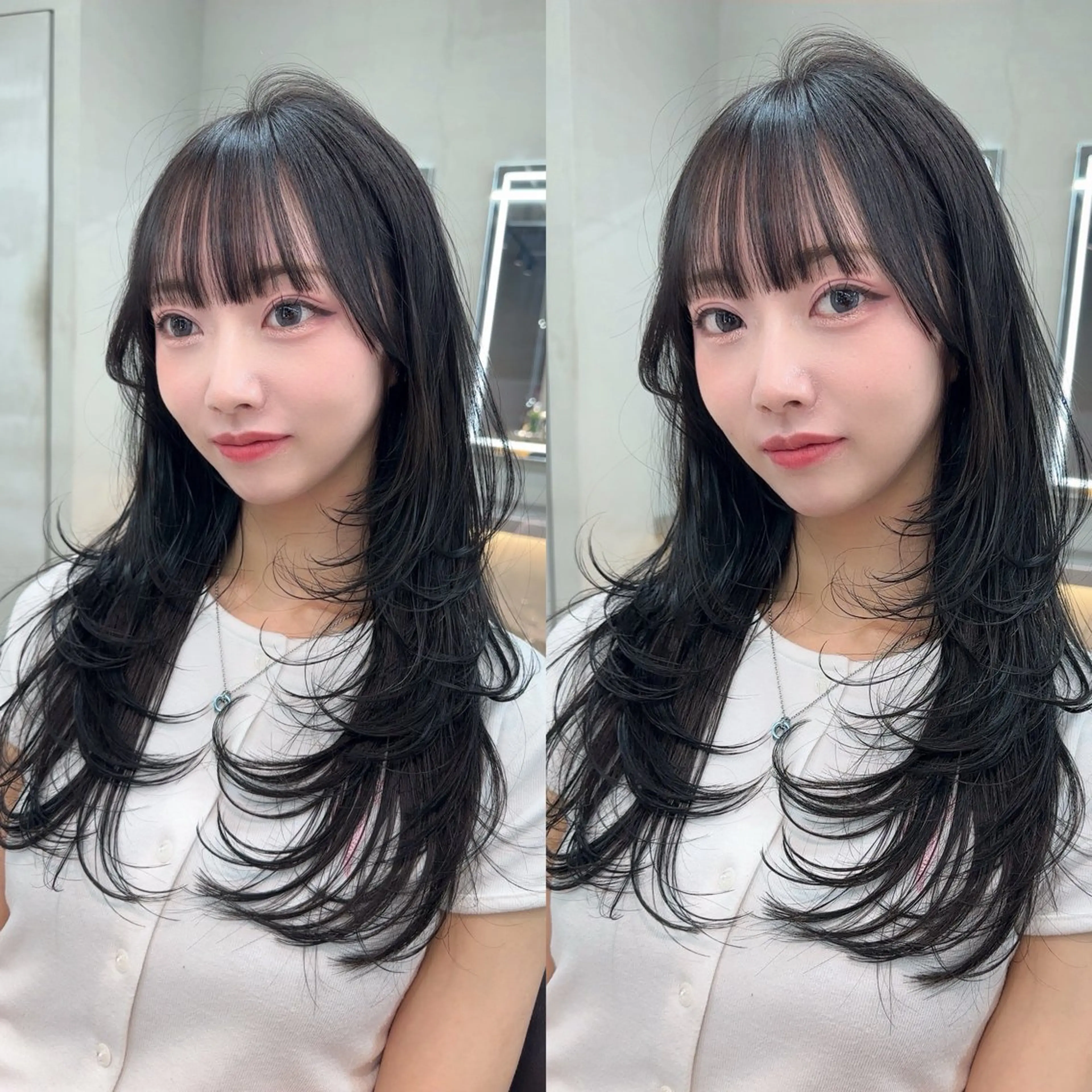 ロング カラー ベージュカラー ブリーチ 透明感カラー ブリーチなしカラー 髪質改善 カット ヘアカラー トリートメント ✨髪質改善特化✨副 店長椎葉信乃介のヘアスタイル