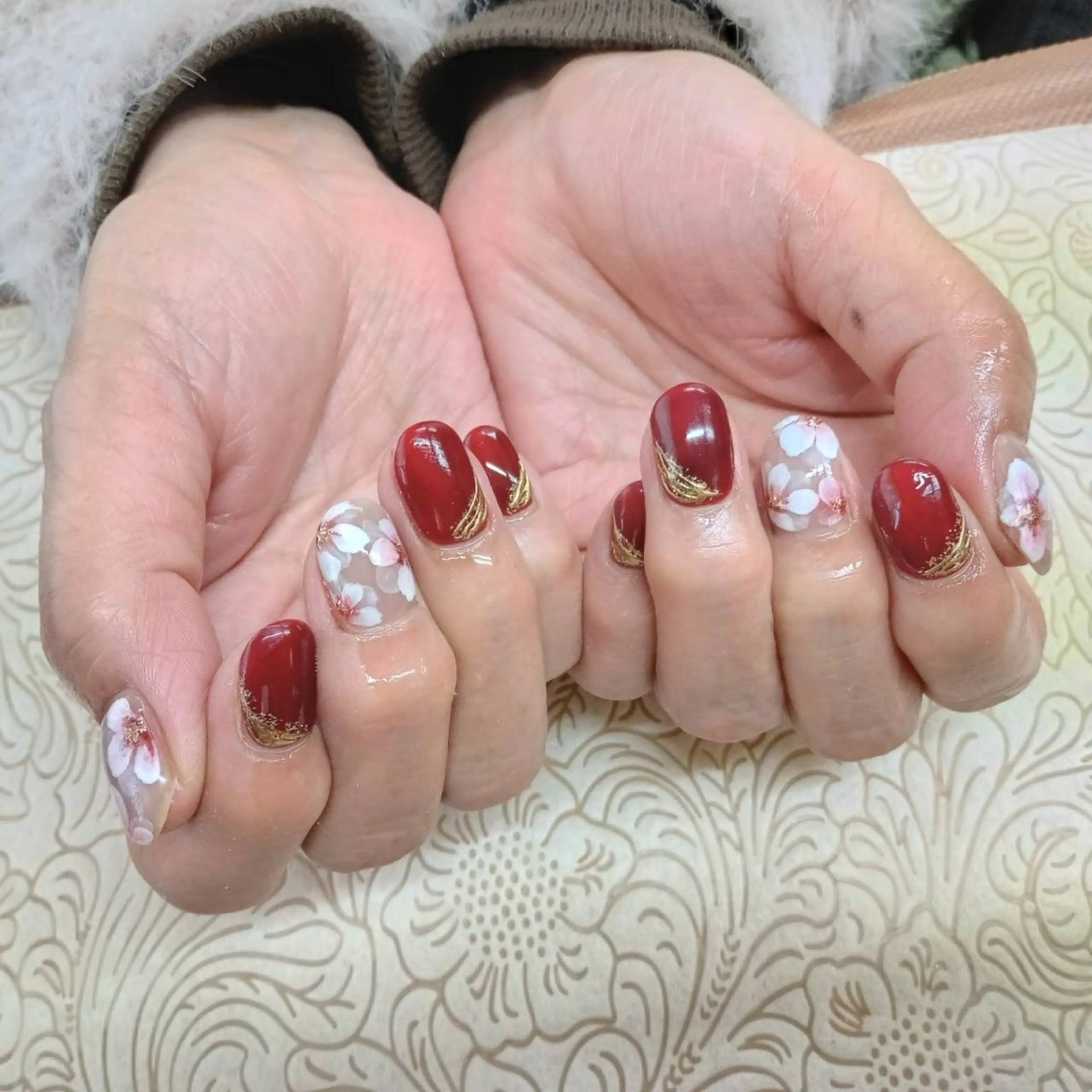 ネイル フラワーネイル precious nail  roomのネイルデザイン