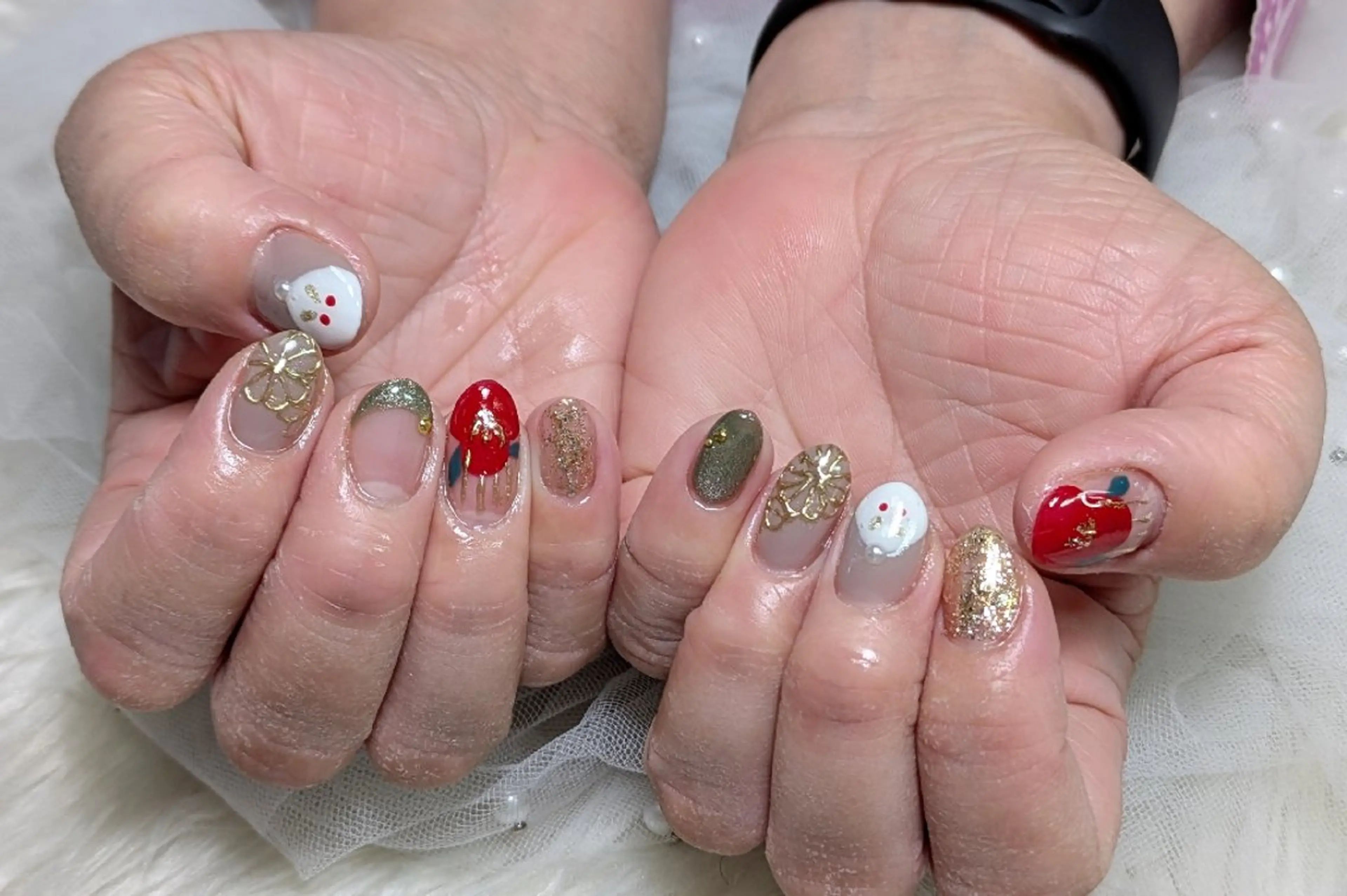 ネイル 持ち込み シンプルネイル ハンドネイル m&pPrivate nailsalonのネイルデザイン