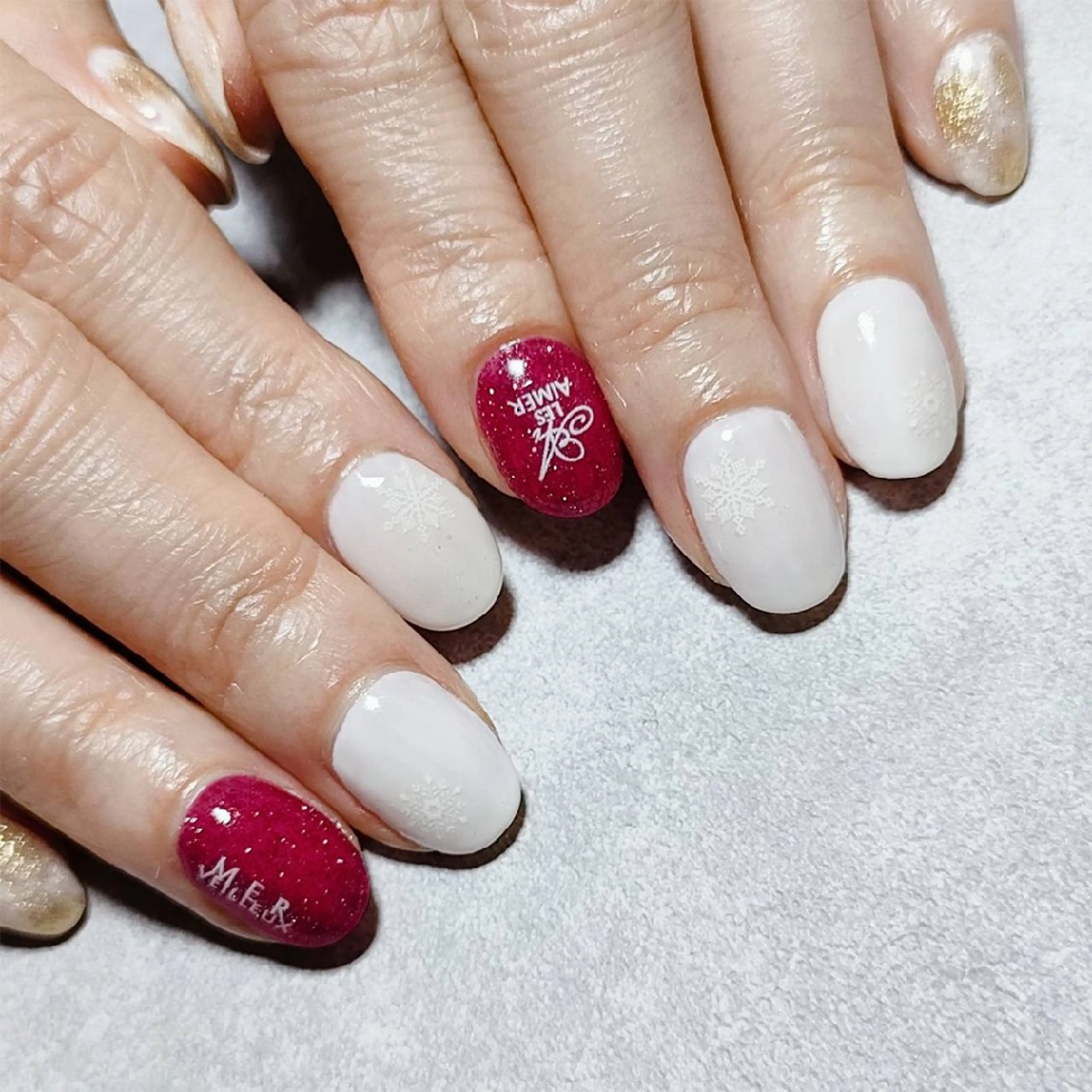 ネイル サメ猫 マーヤのネイルデザイン