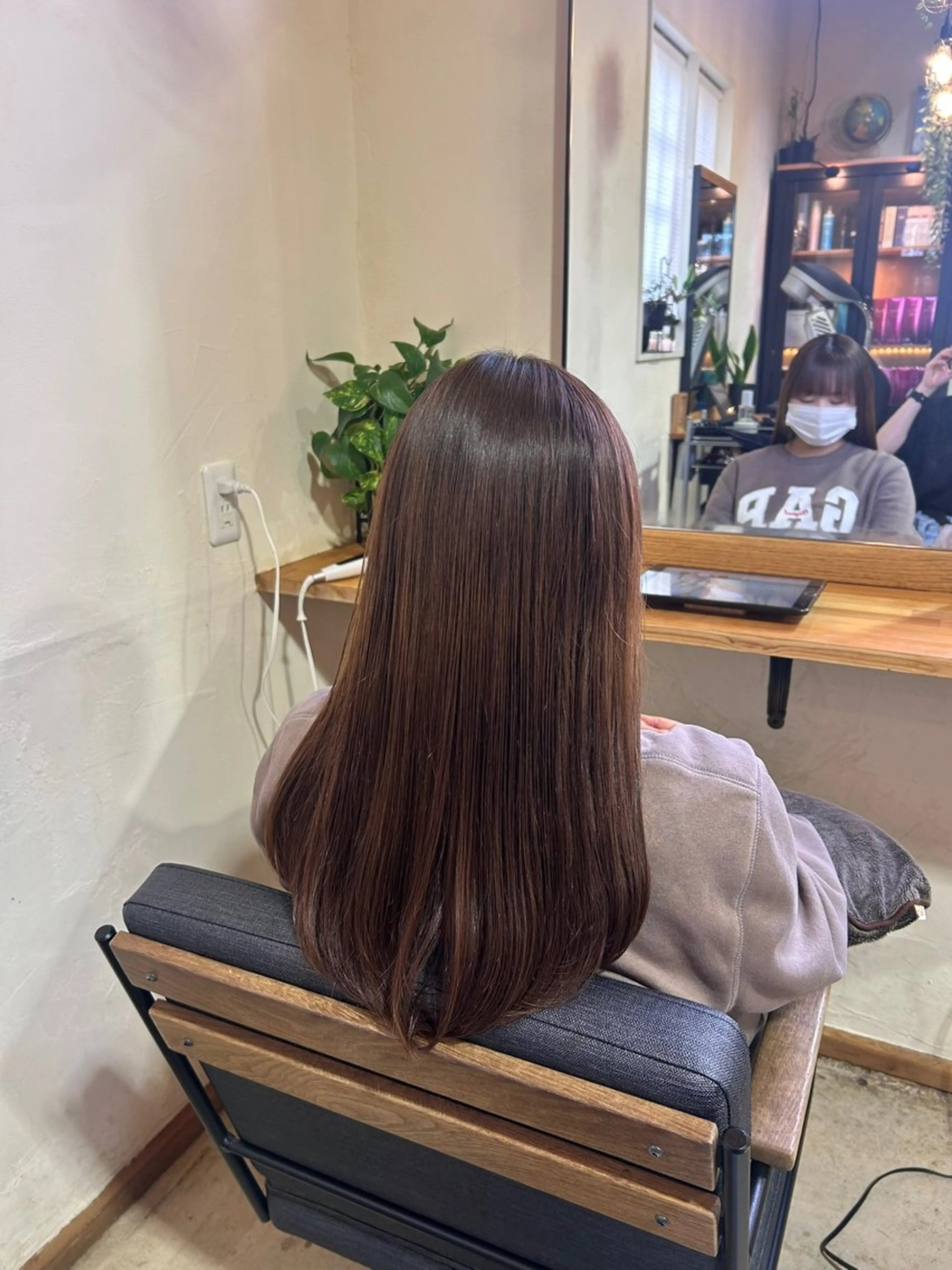 ロング 藤井 美陽のヘアスタイル