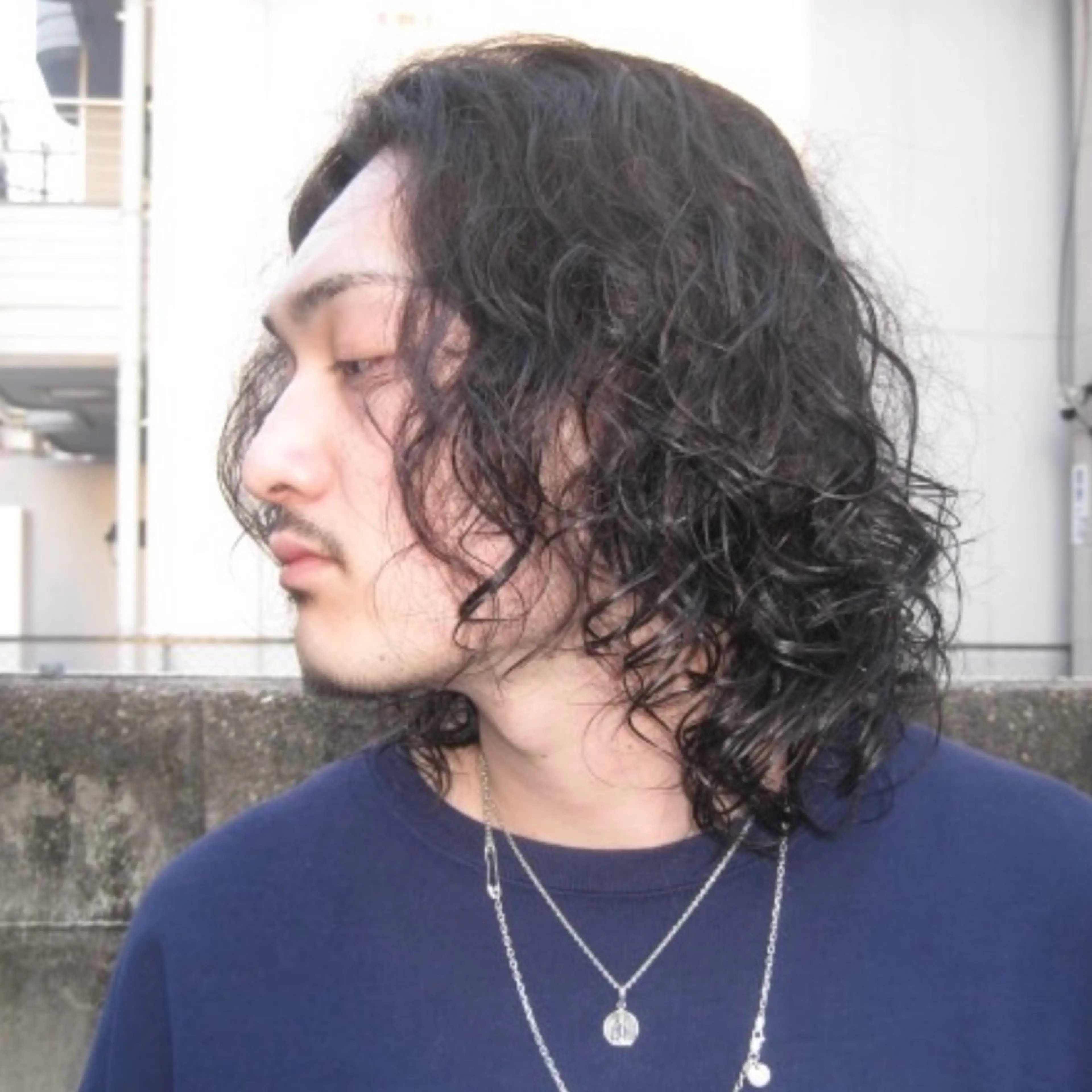 パーマ メンズ 岩橋 生和のヘアスタイル