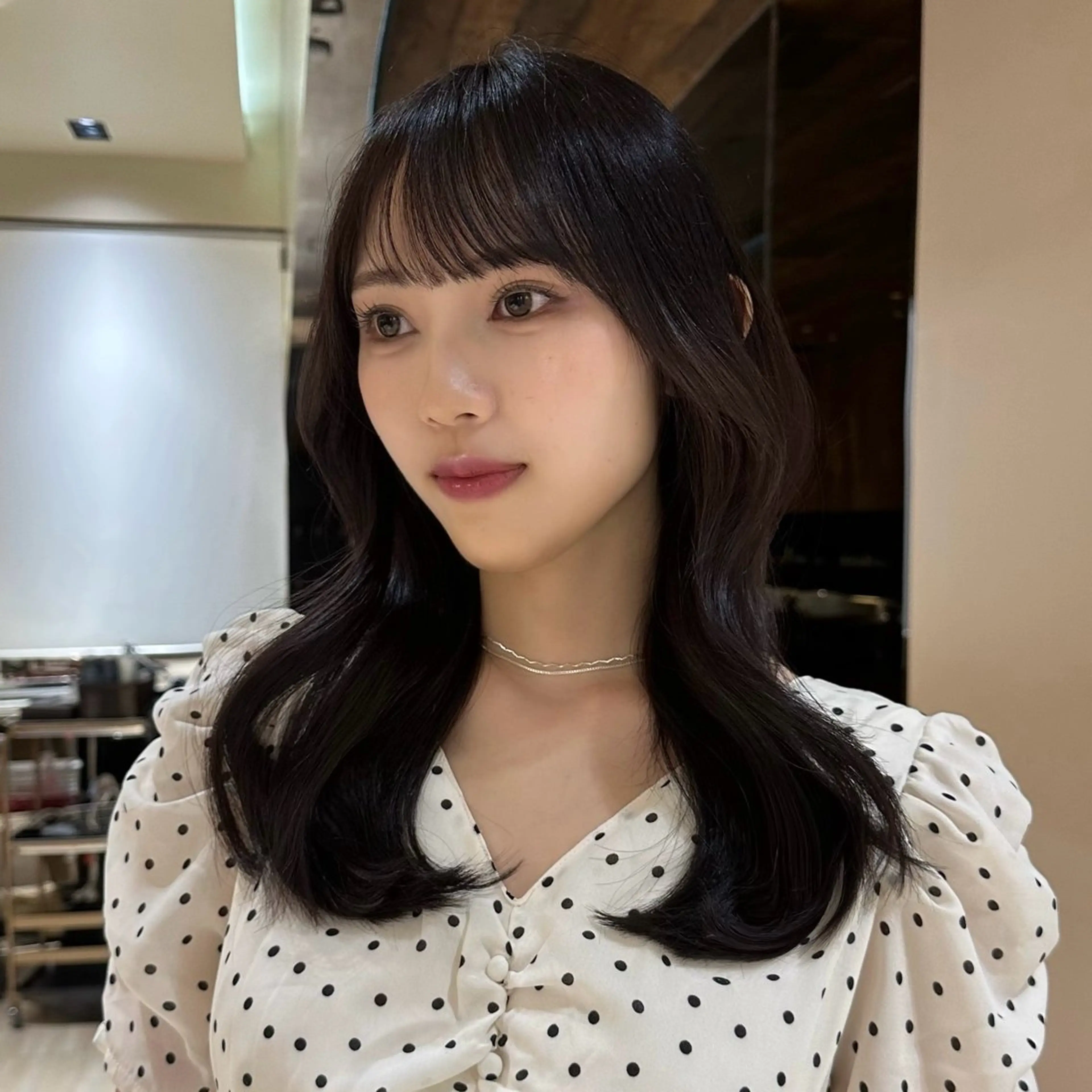 セミロング カラー レイヤー/顔周り /透明感🩶高橋大のヘアスタイル