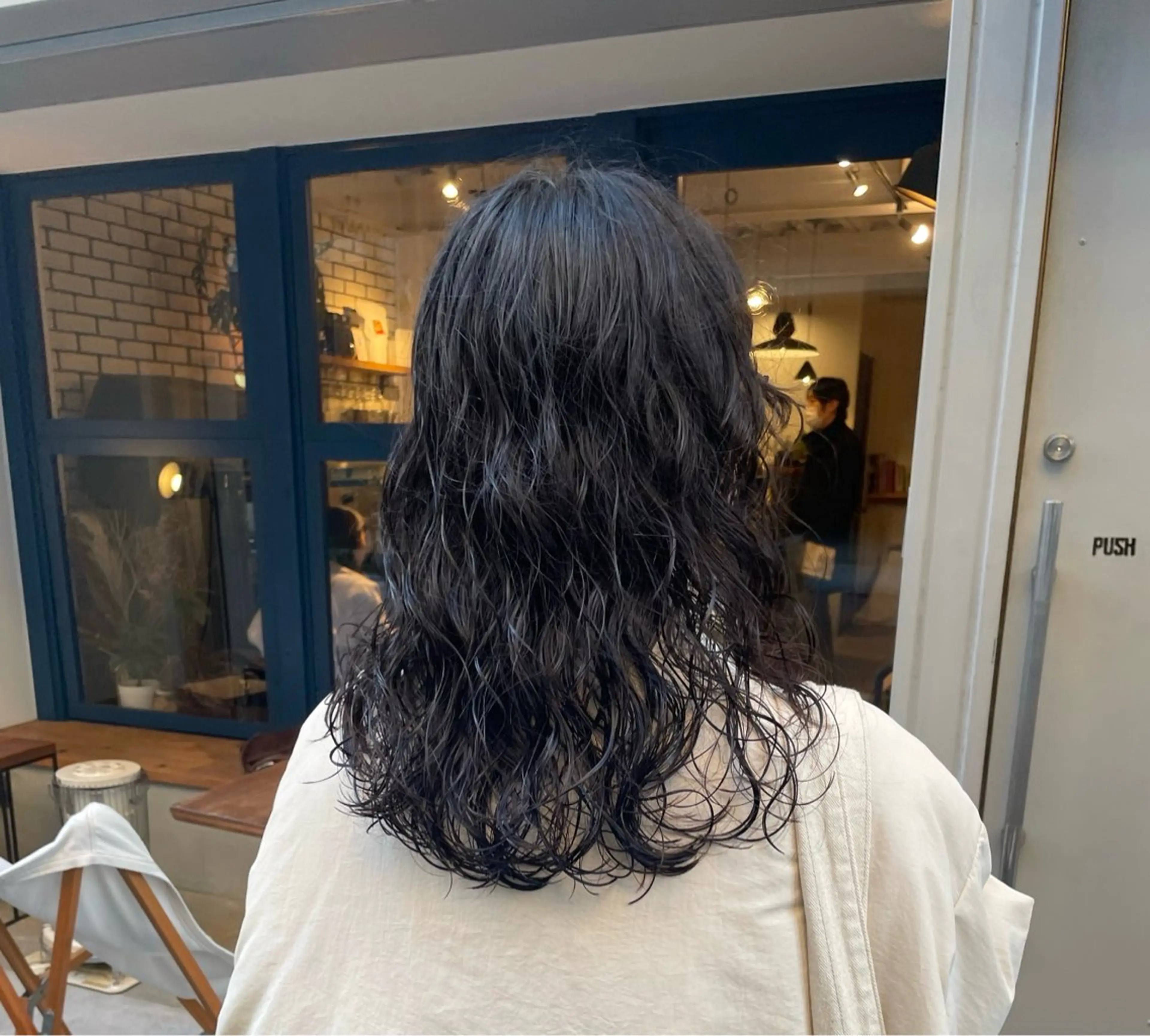 セミロング カット パーマ メイ🩰 大阪/ヘアセットのヘアスタイル