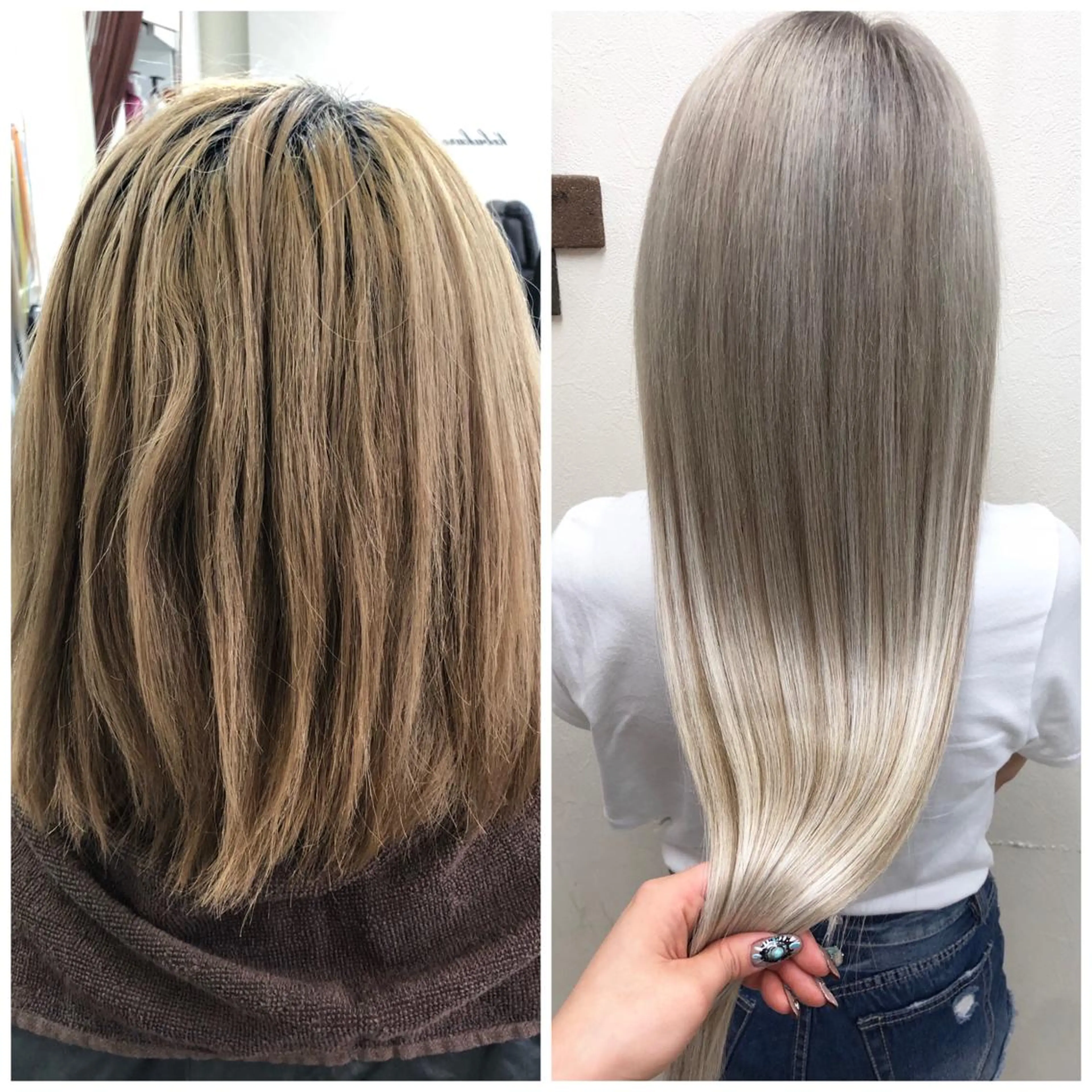 🤎ダブルカラー(ケアブリーチ)&レミーシールエクステ《80枚》🐻の写真