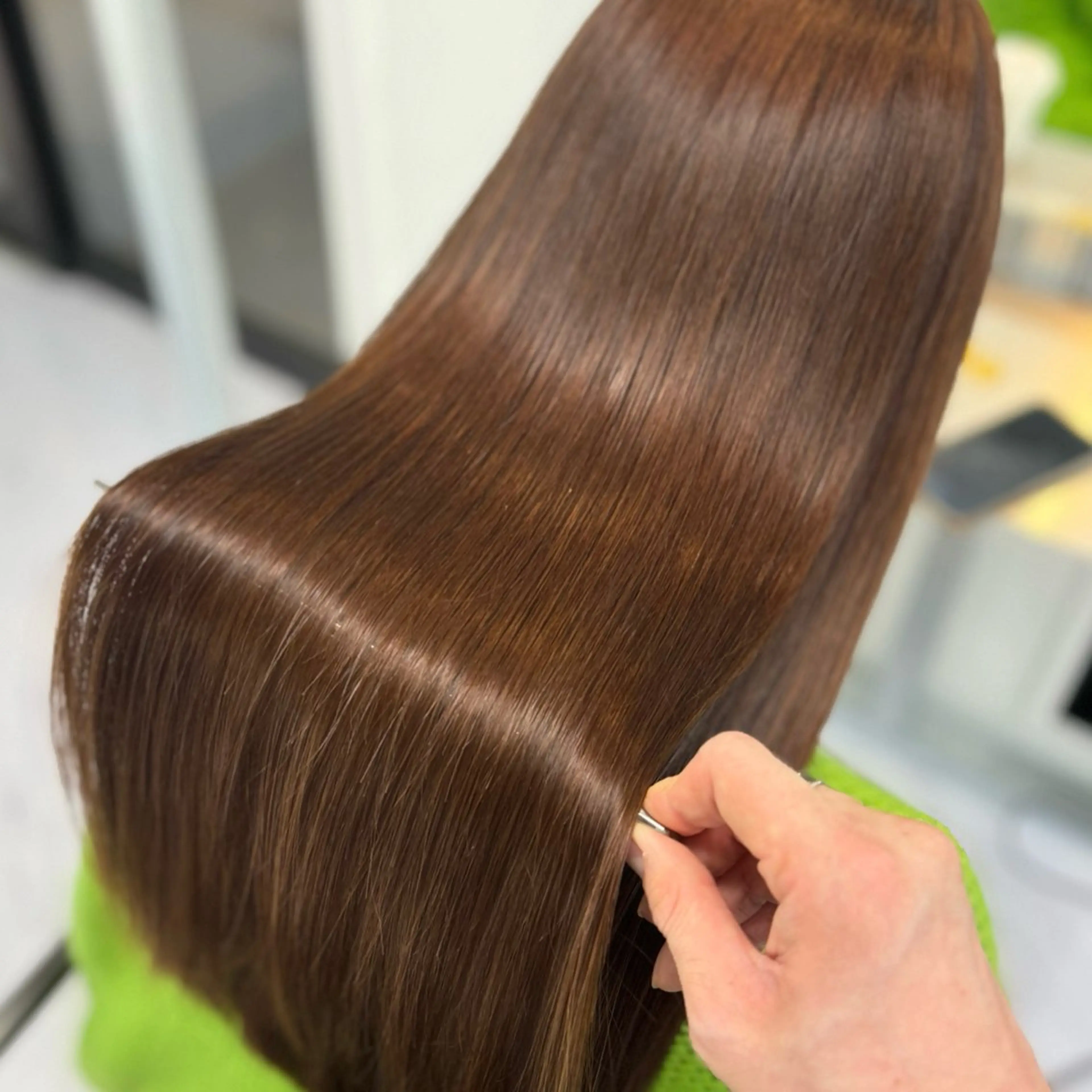 🥑平日限定🥑ブリーチ毛対応・高難易度矯正+カット+髪質改善oggi otto 1STEPトリートメントの写真