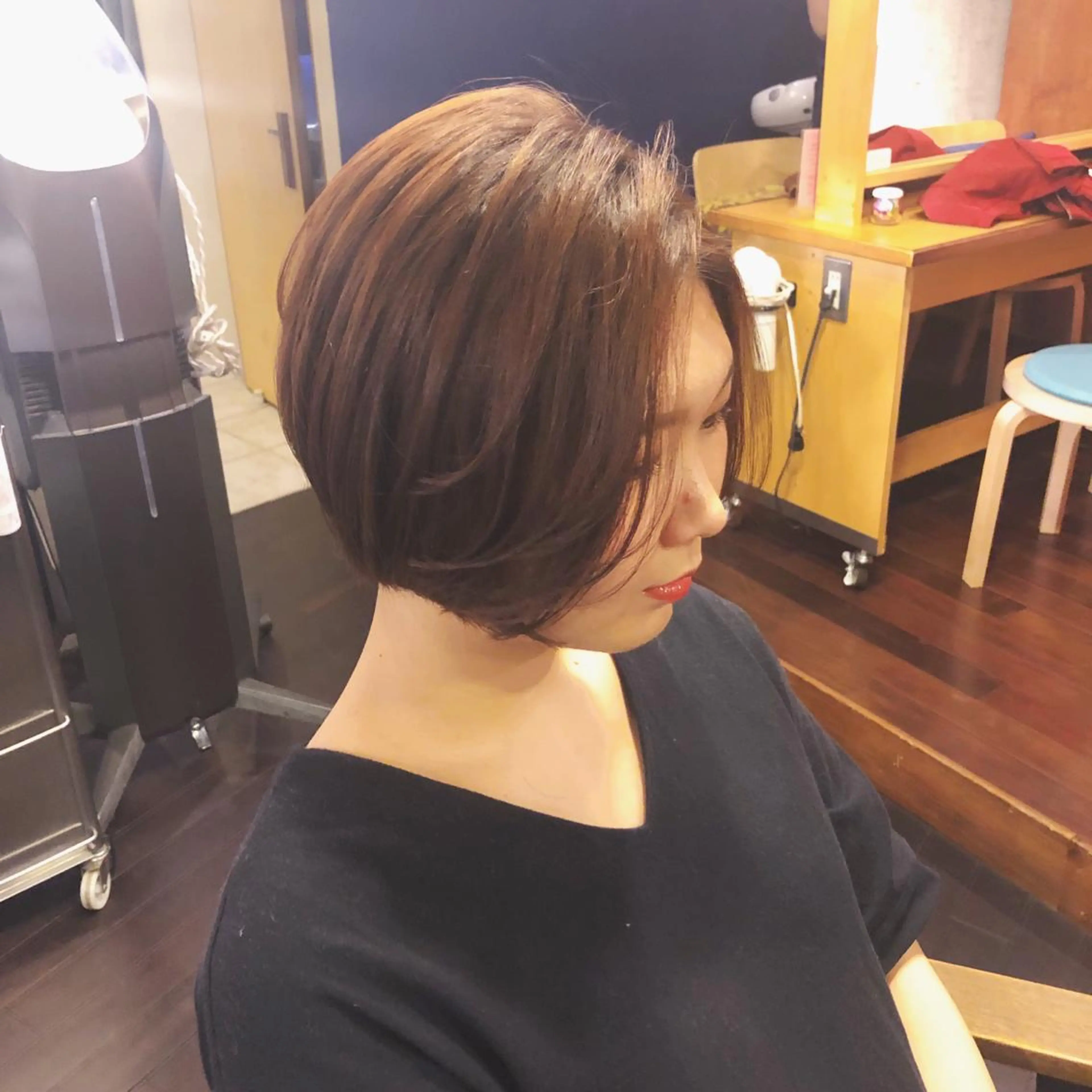 ショート カラー パーマ 土屋かすみ✁︎. ꙳ 姫カットのヘアスタイル