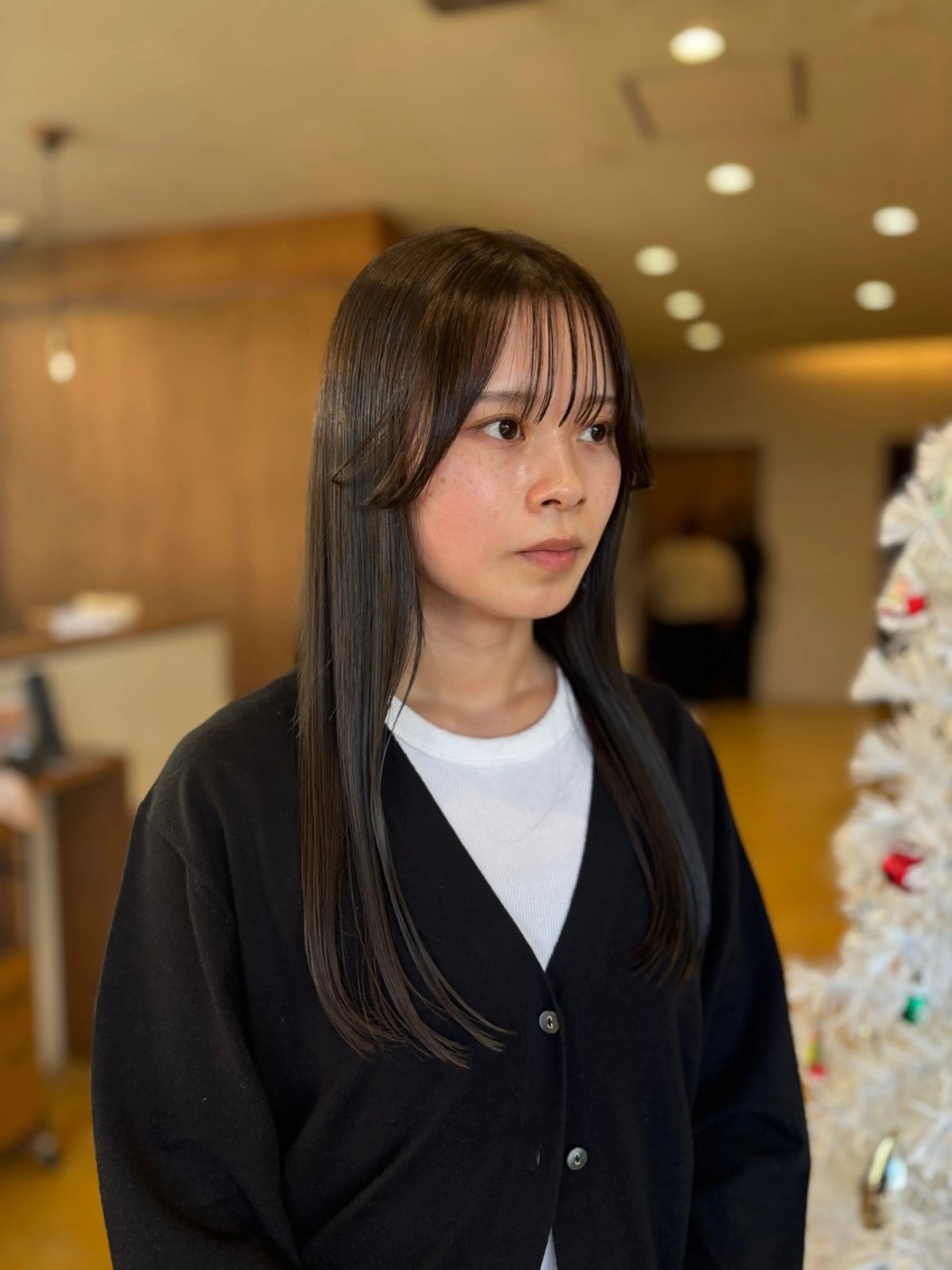 カラー 透明感カラー グレージュ カノエ下関熊野店 /AOIのヘアスタイル