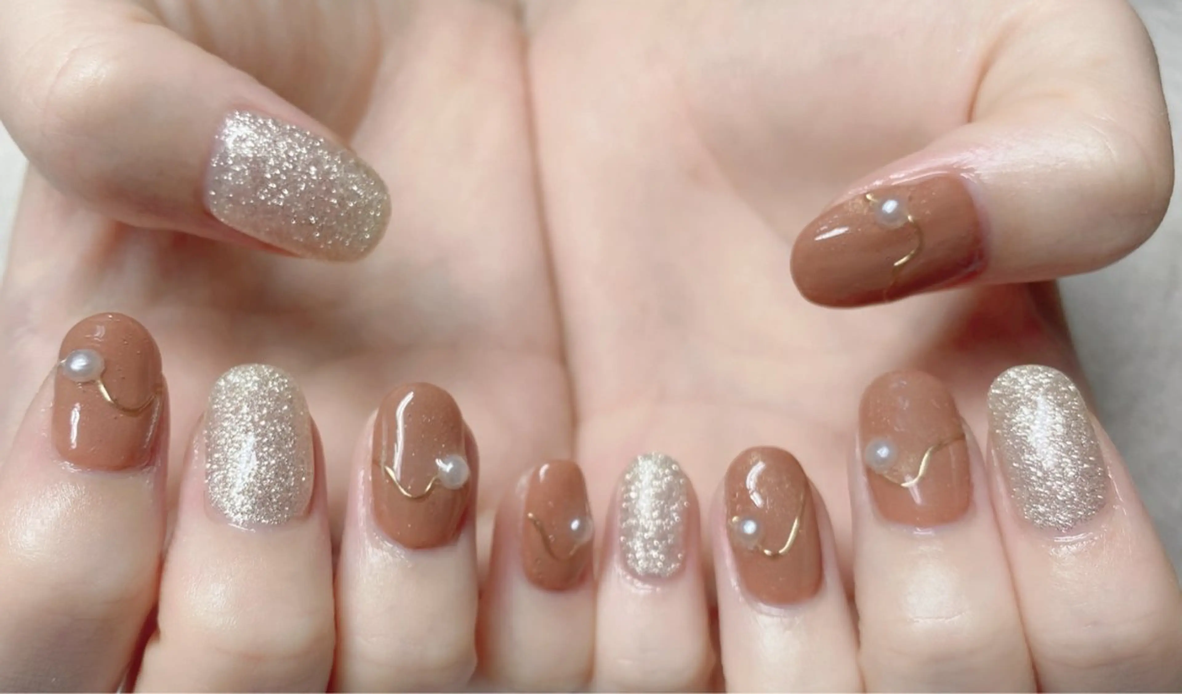 ネイル ハンドネイル ニュアンスネイル🌈 MYU Nailsのネイルデザイン