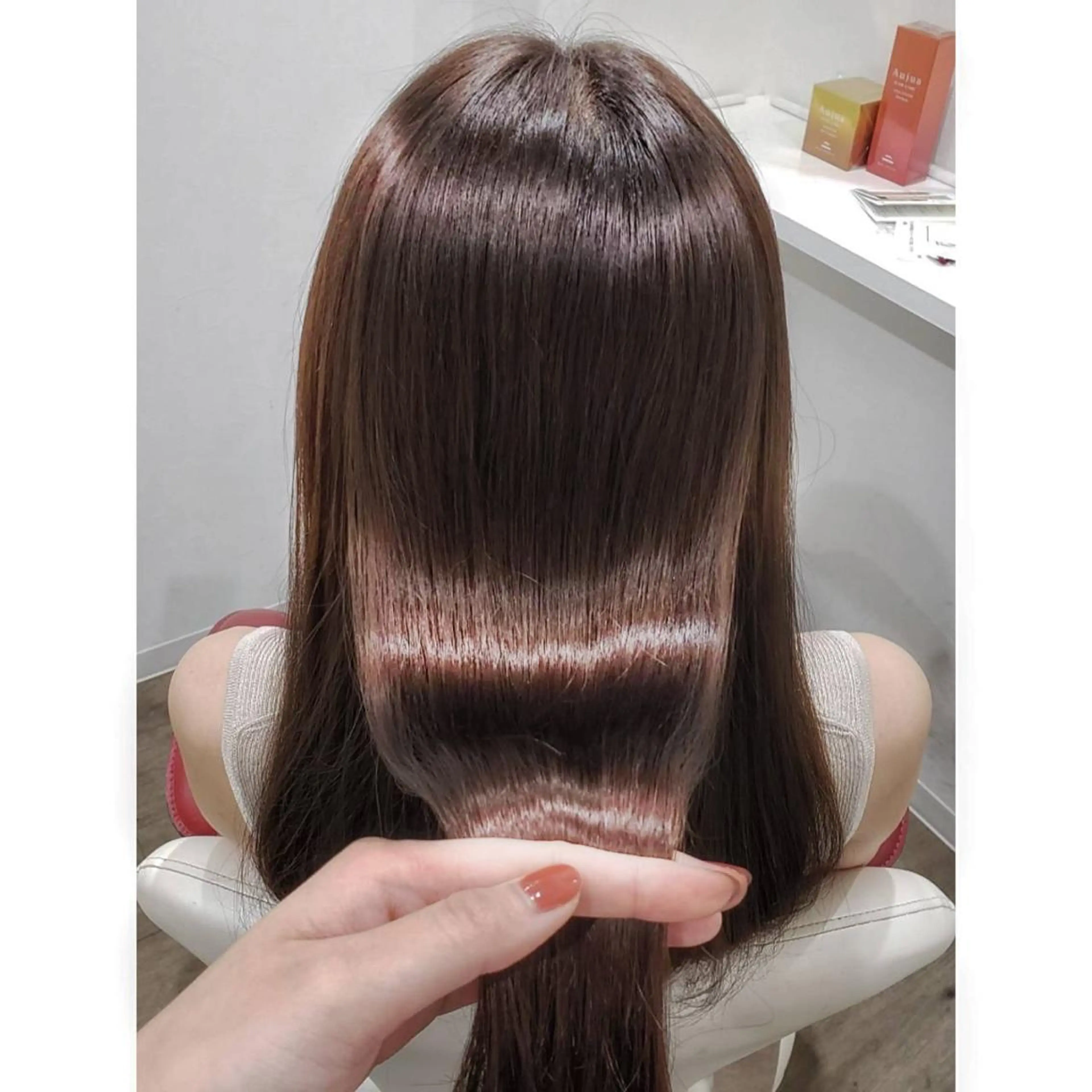 ロング ロング トリートメント 酸熱トリートメント 💎髪質改善専門 jewel boxのヘアスタイル