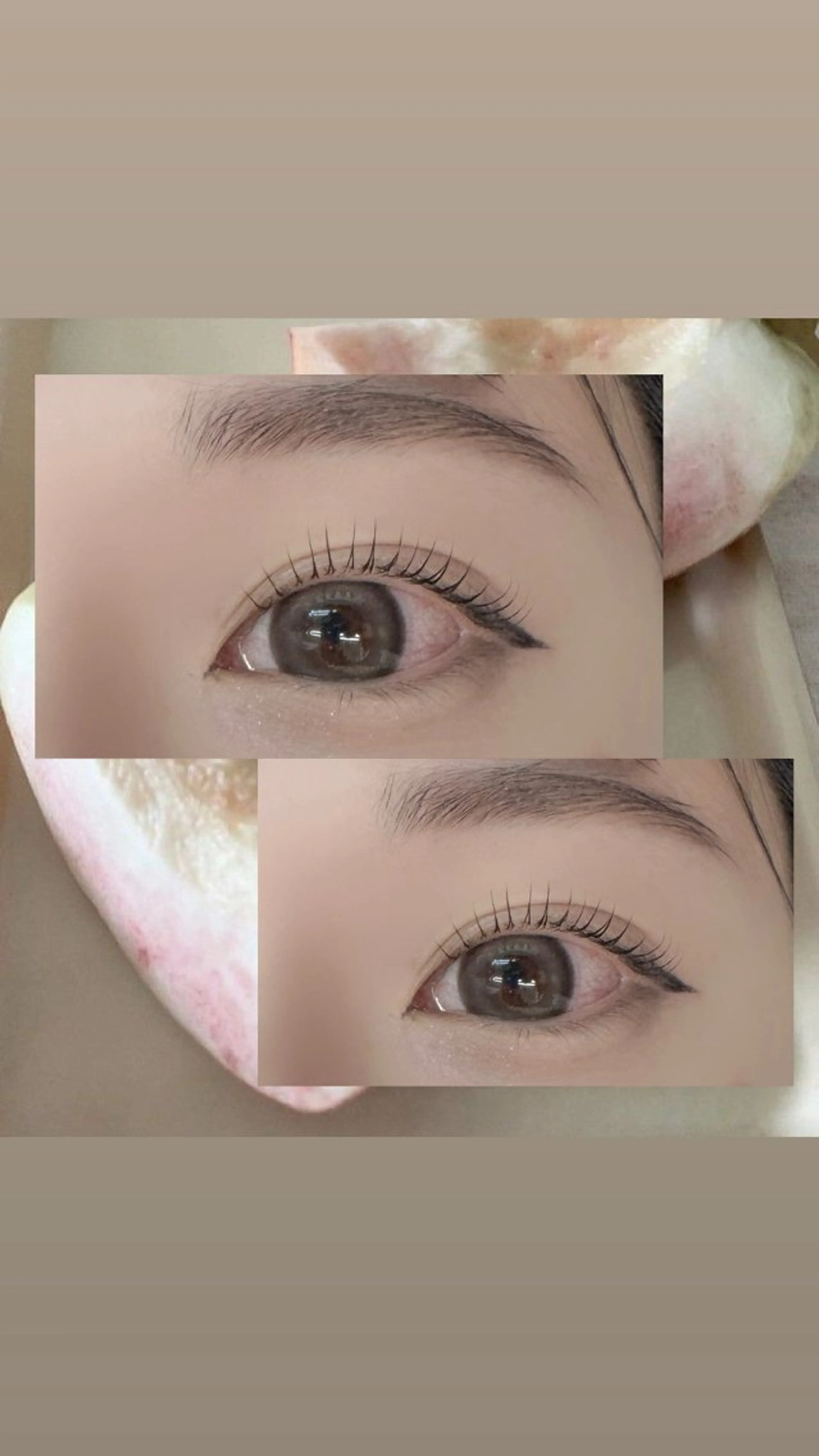 マツエク・マツパ 一重×まつ毛パーマ 藤森 菜那のマツエク・マツパデザイン