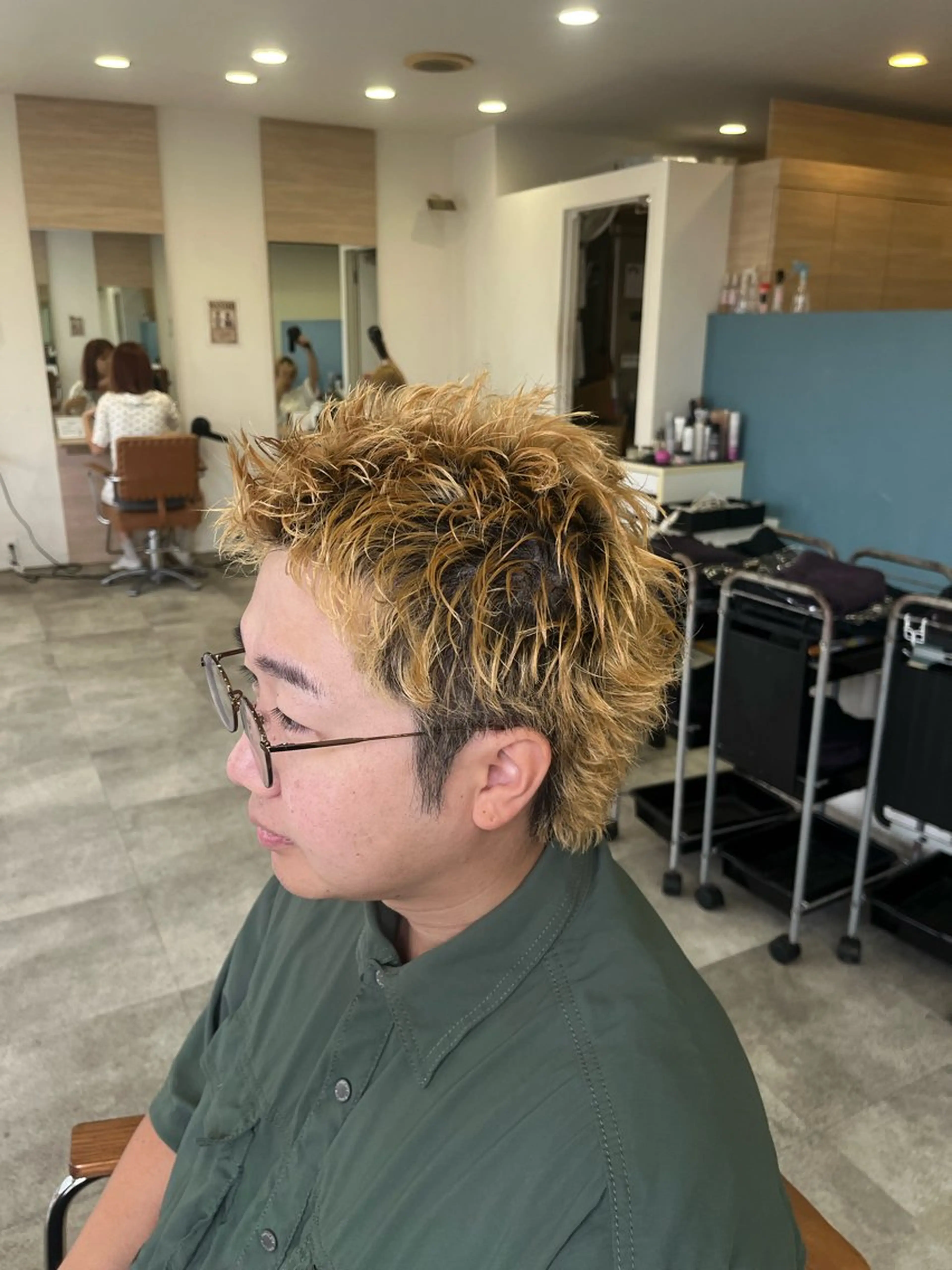 メンズ カット パーマ カット/パーマ/カラ ー清本耕介のヘアスタイル