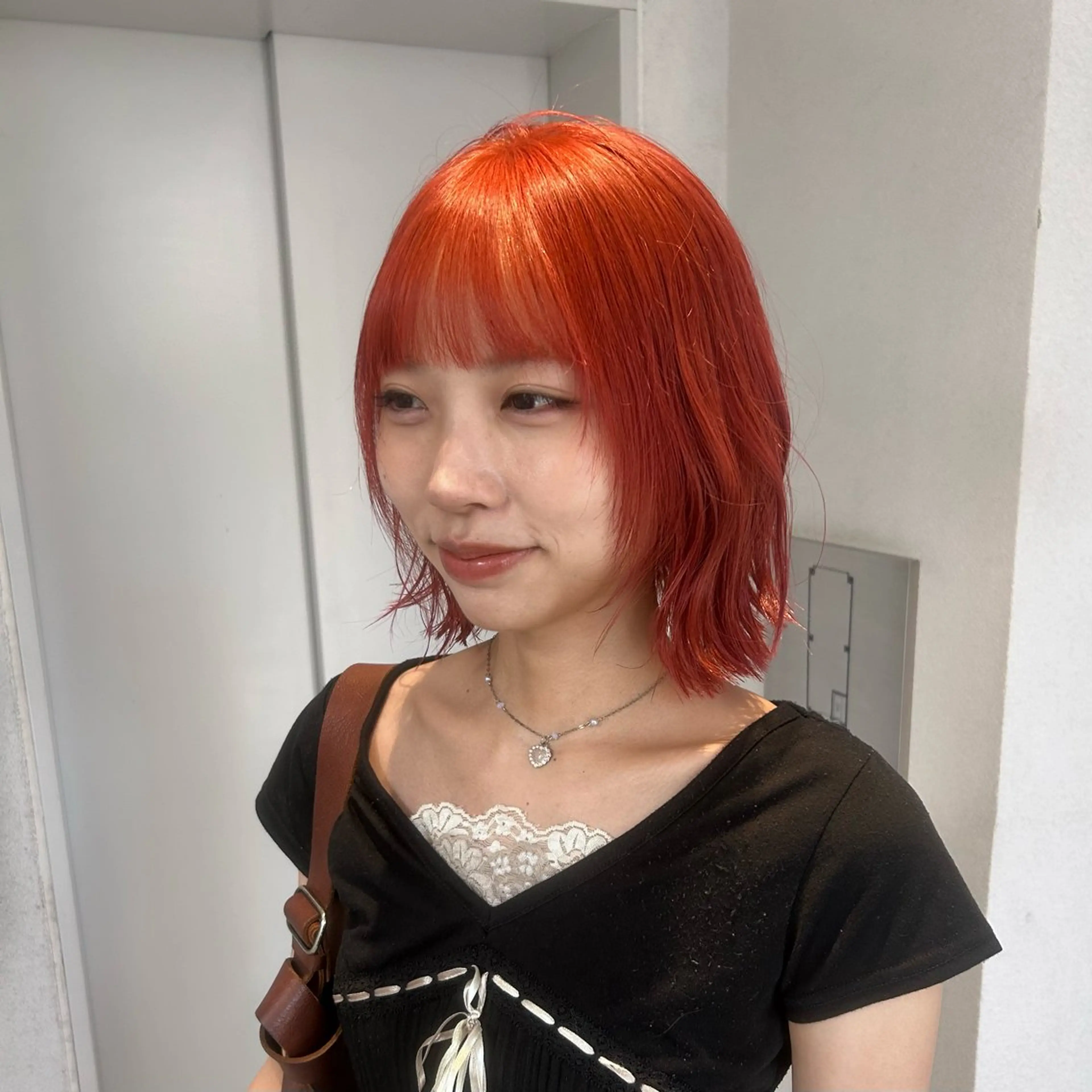 ミディアム カラー 透けるカラー 🫧‪かふうのヘアスタイル