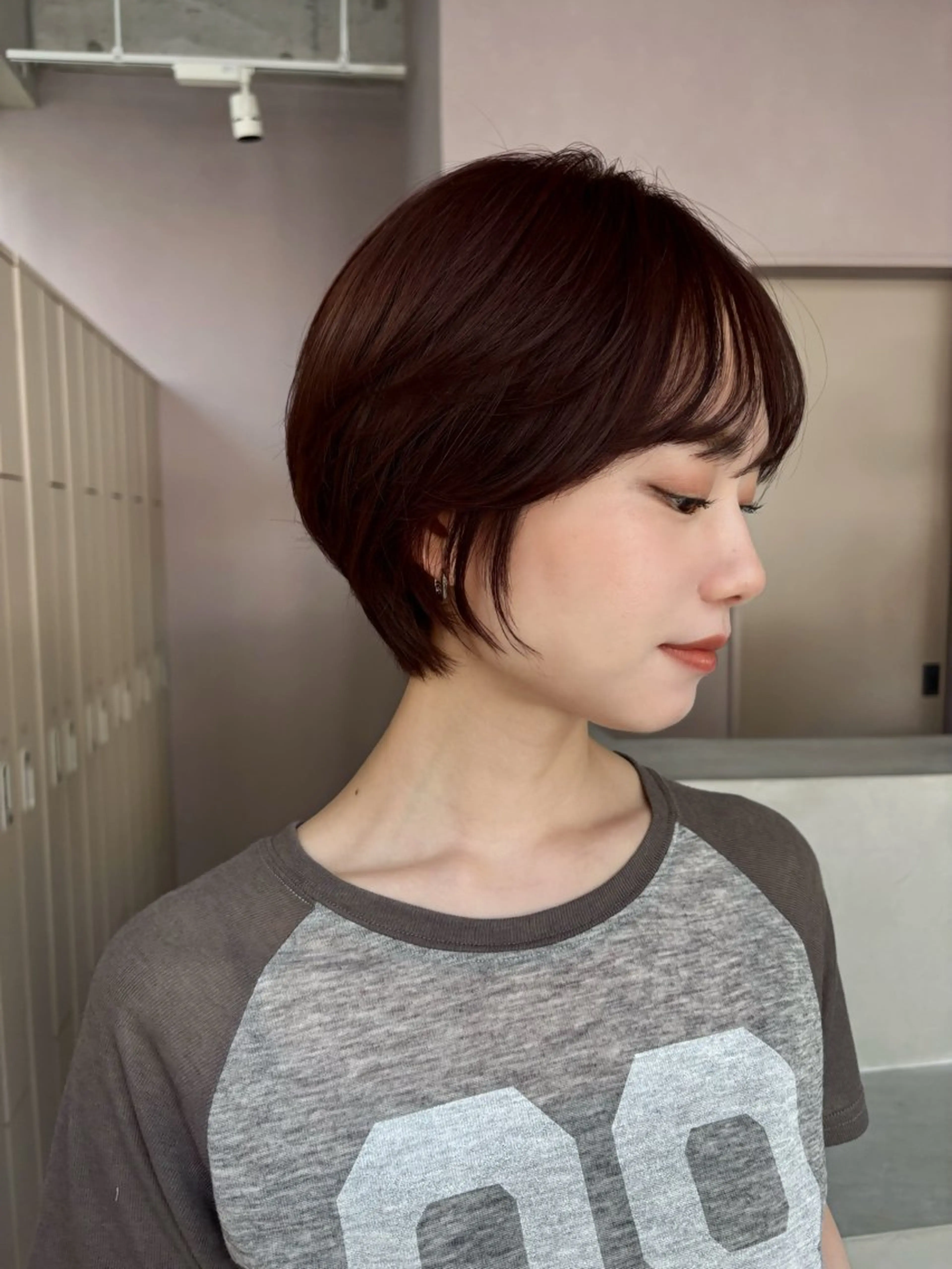 ショート カラー カット ヘアカラー 渡邊 百咲のヘアスタイル