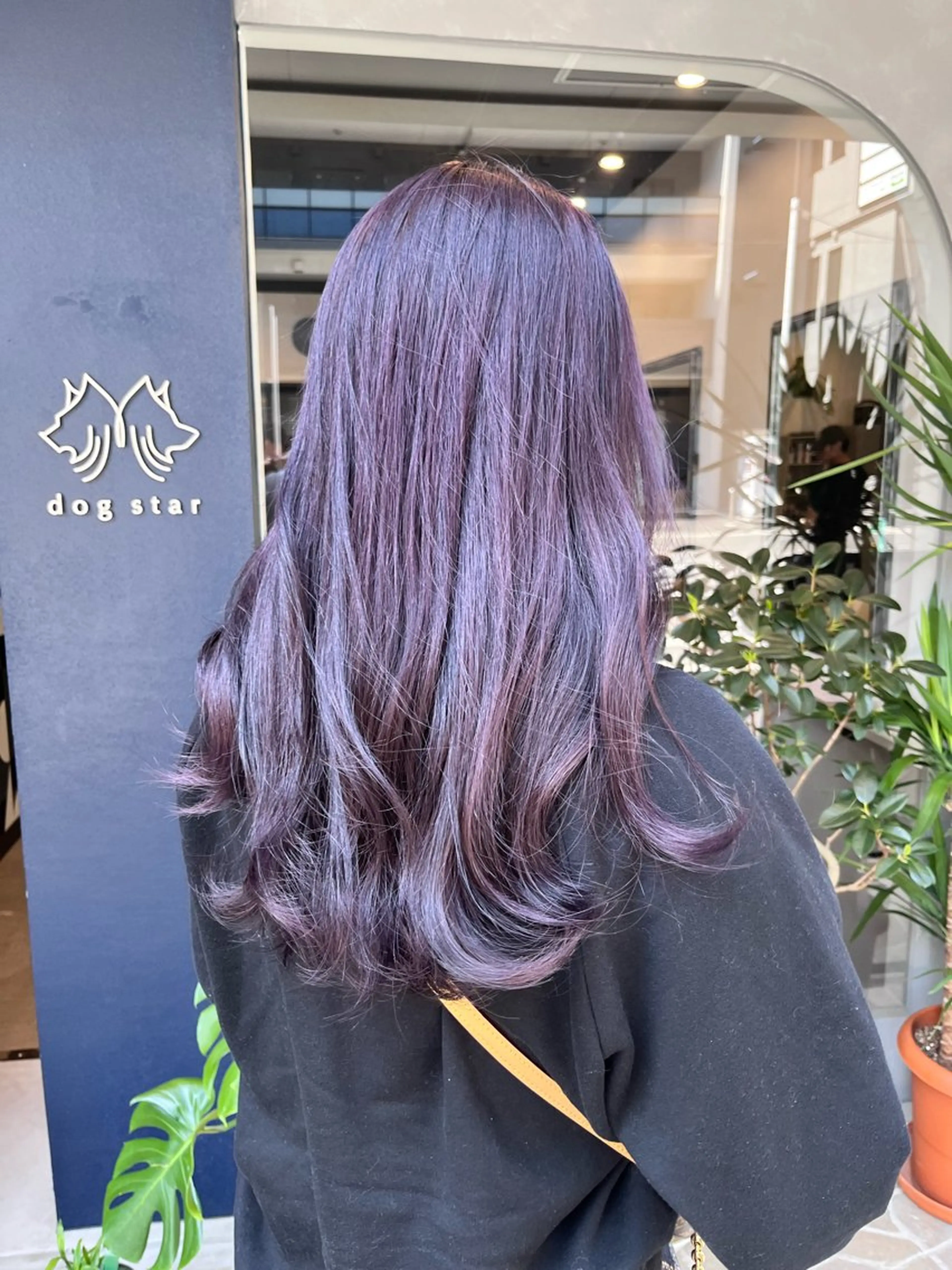 ロング カラー ブリーチ ラベンダーカラー ピンクカラー 卒業式のヘアスタイル ヘアカラー dogstar小林諒 パーマ/レイヤーのヘアスタイル