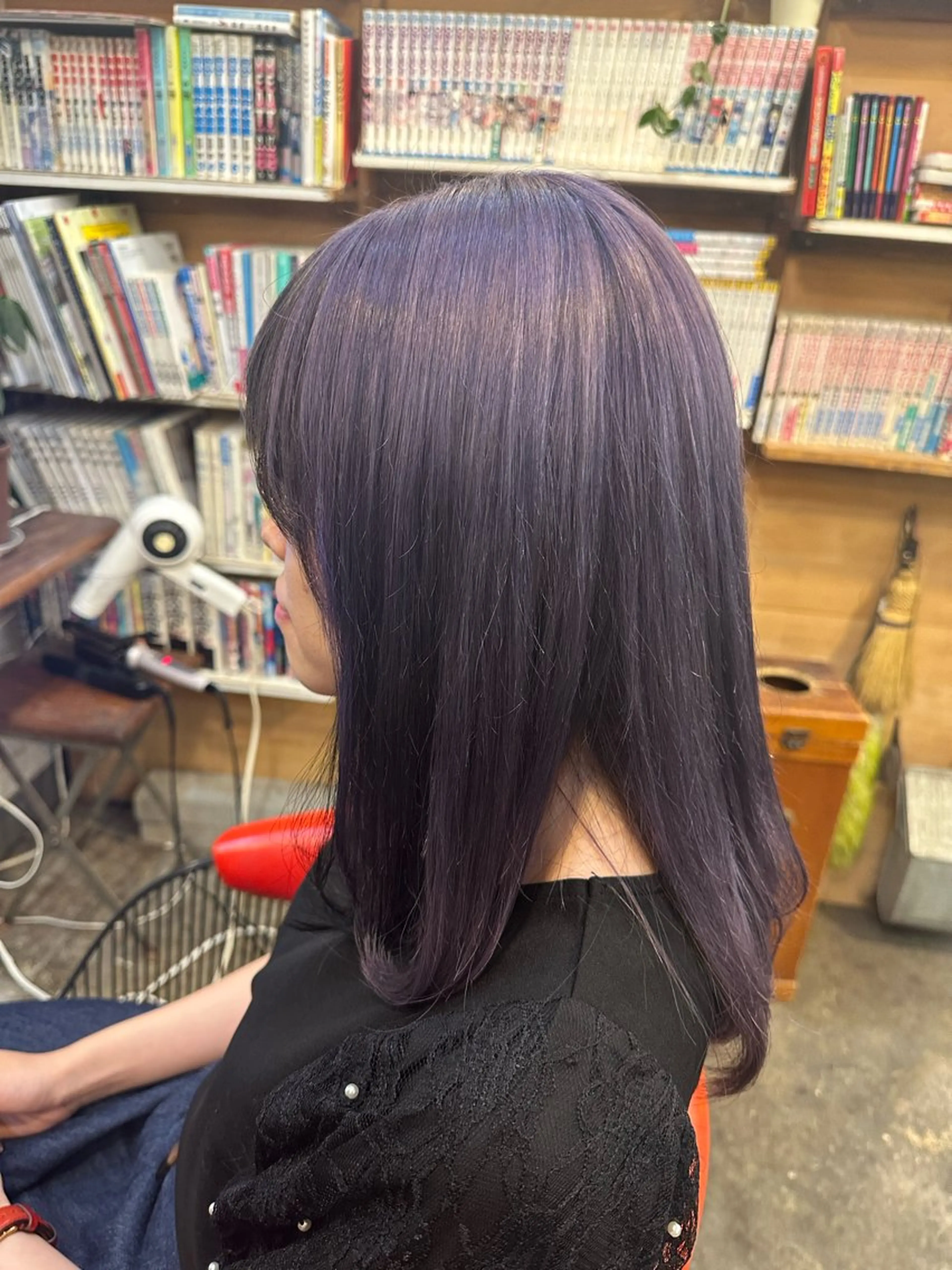 セミロング カラー 完全個室/ケアカラー 🌟misaki🌟のヘアスタイル