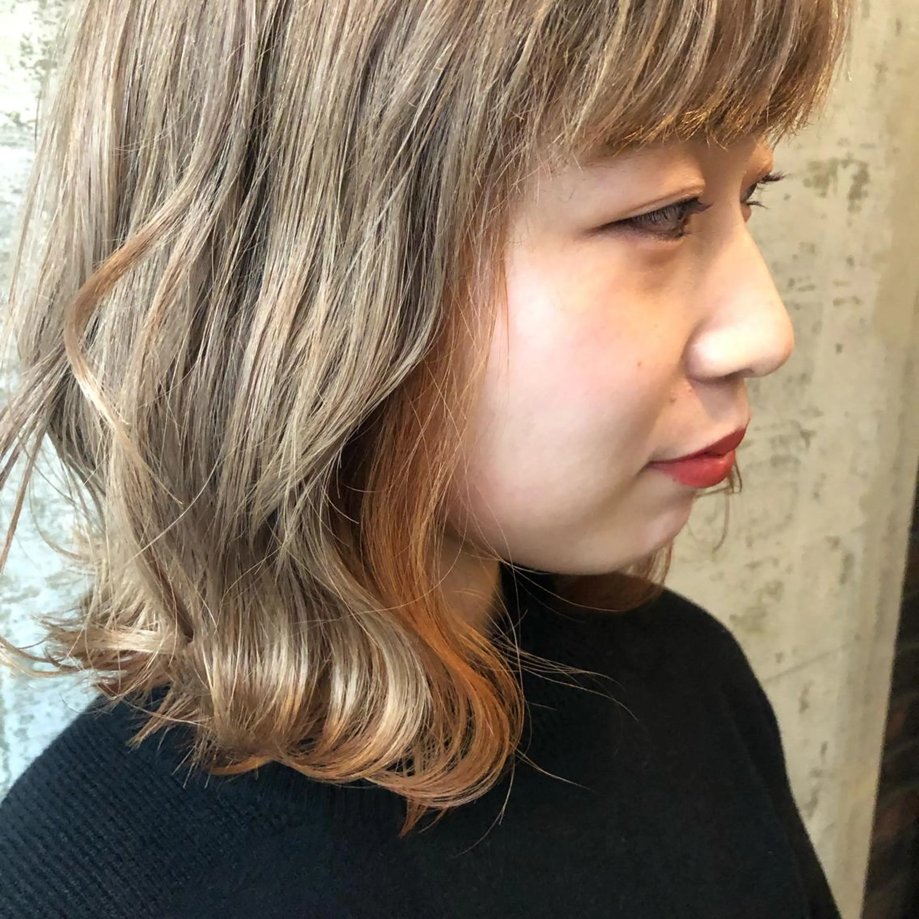 ミディアム ZAZA ASAMIのヘアスタイル