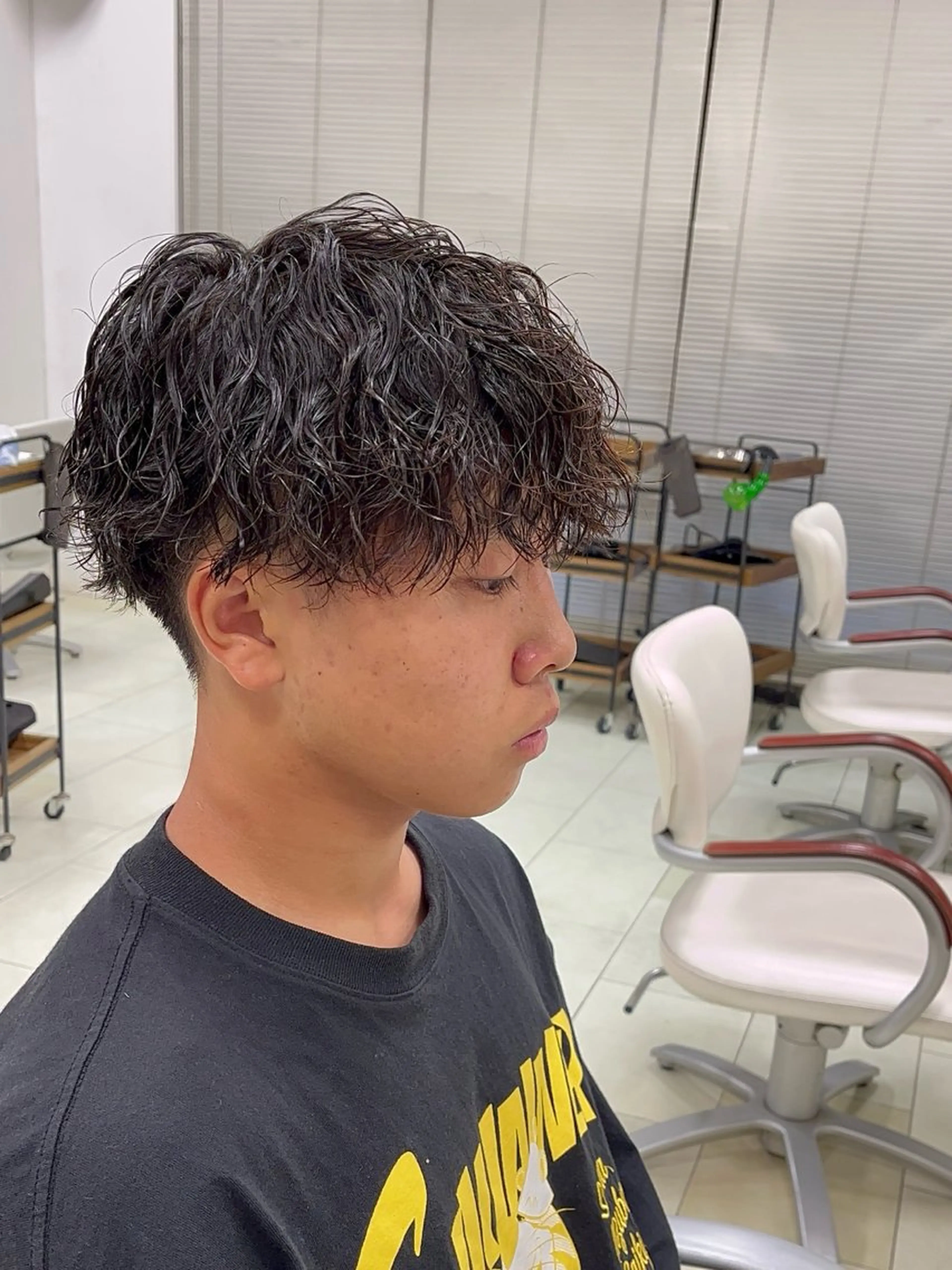 ショート パーマ メンズ カット パーマ トリートメント メンズカット/ hattoriのヘアスタイル