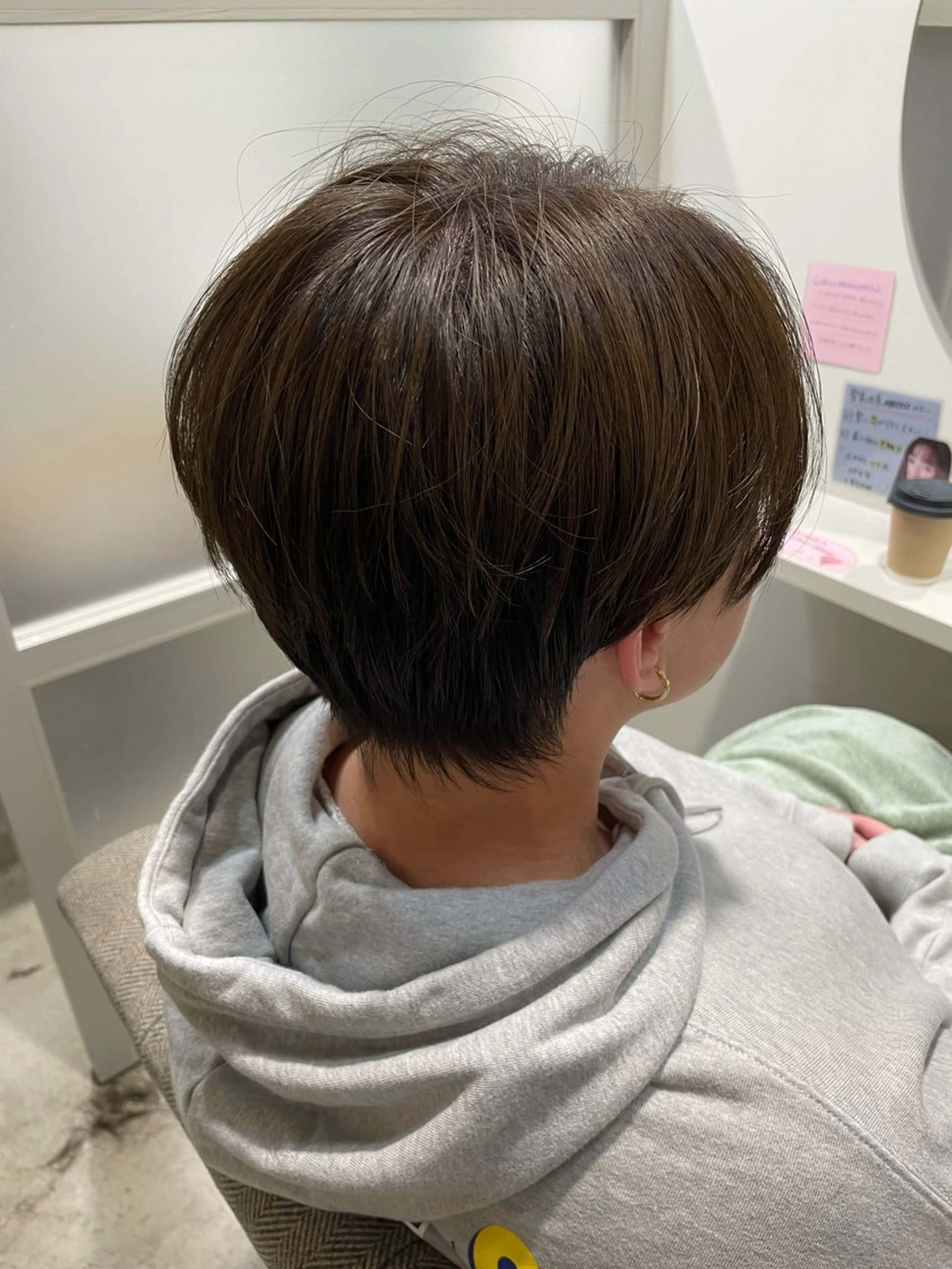 ショート ハンサムショート ショートヘア カット 小林 杏莉のヘアスタイル