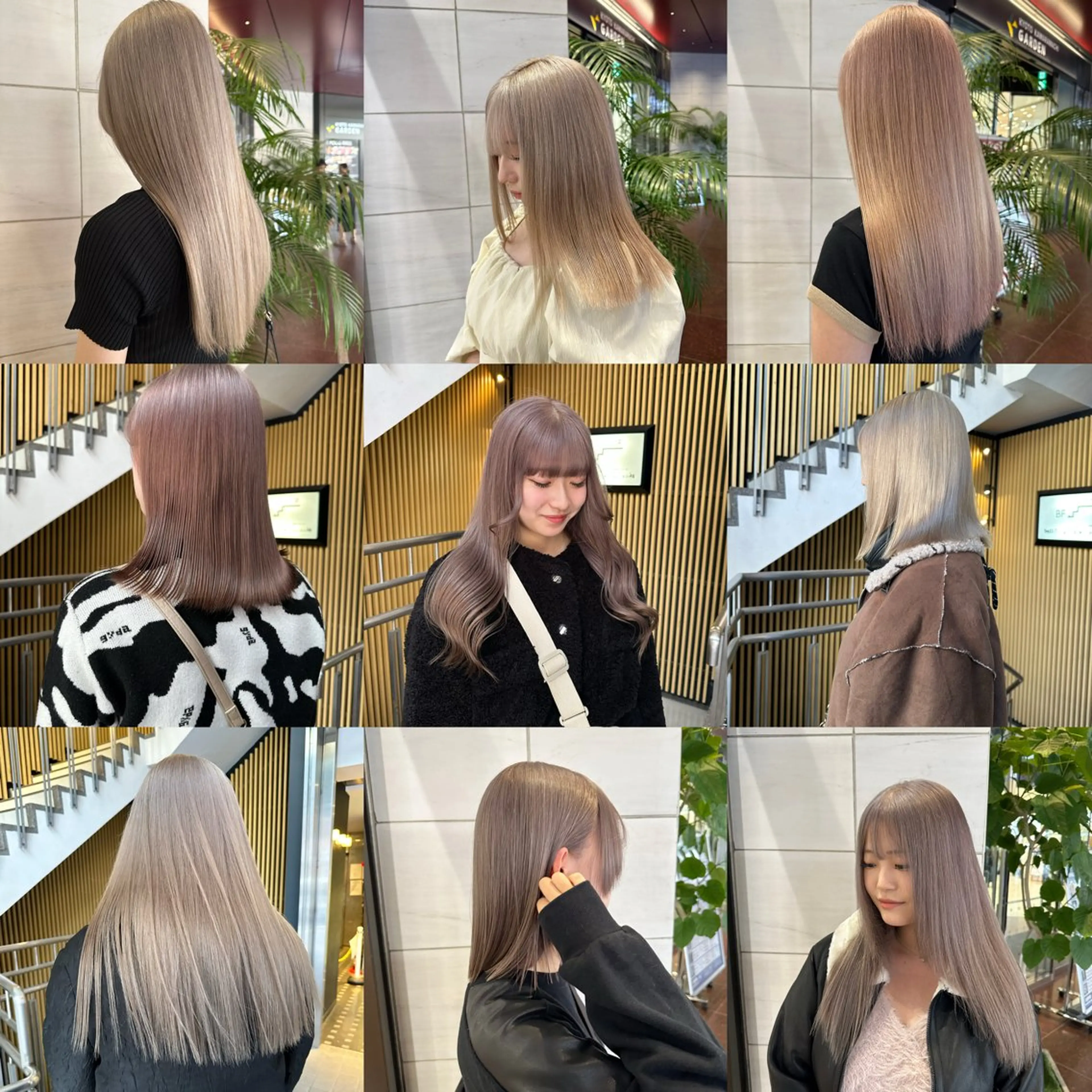 カラー ベージュカラー グレージュ ヘアカラー トリートメント ハイトーン/ブリーチ カラー/SHOGOのヘアスタイル