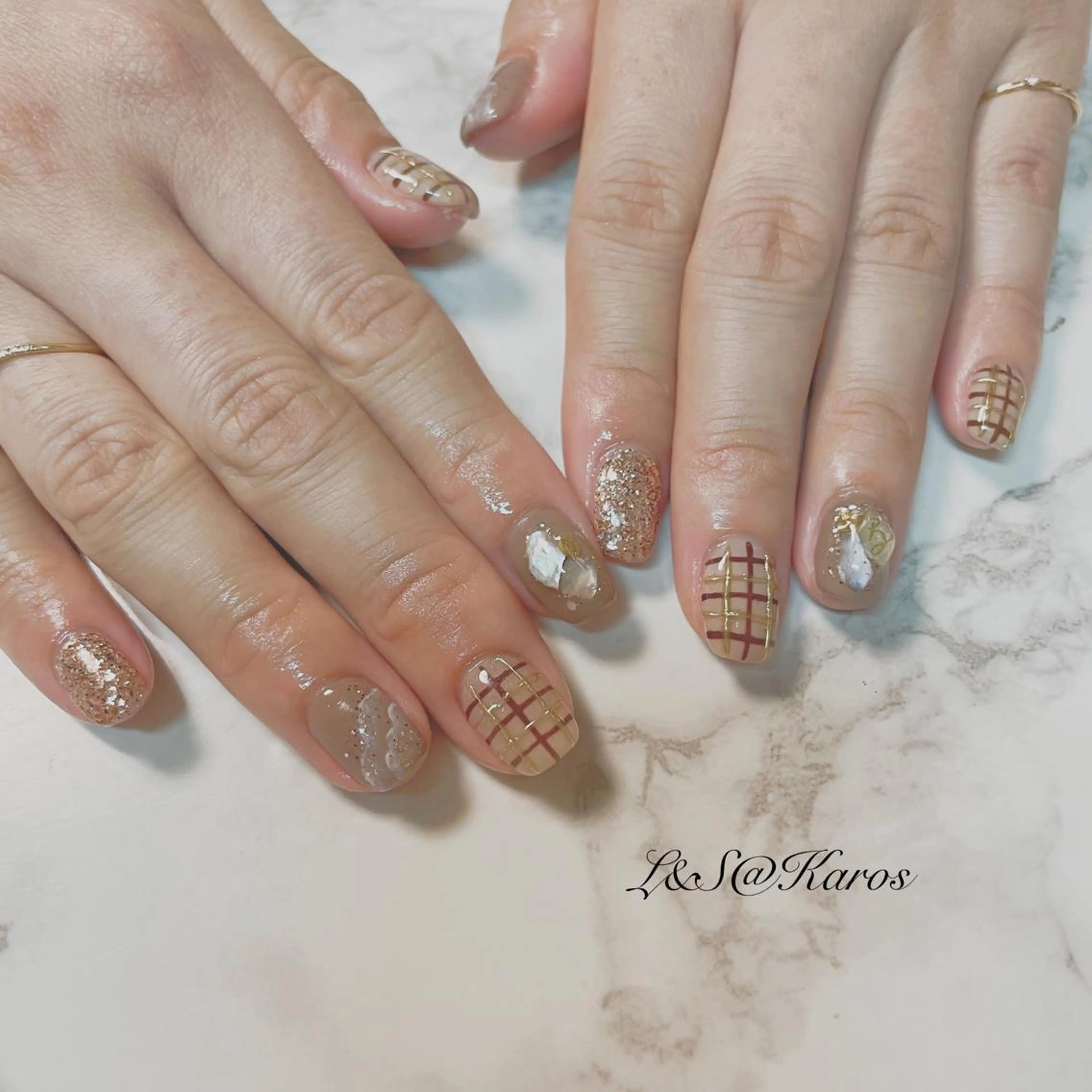 ネイル ハンドネイル L&S@ Karosのネイルデザイン