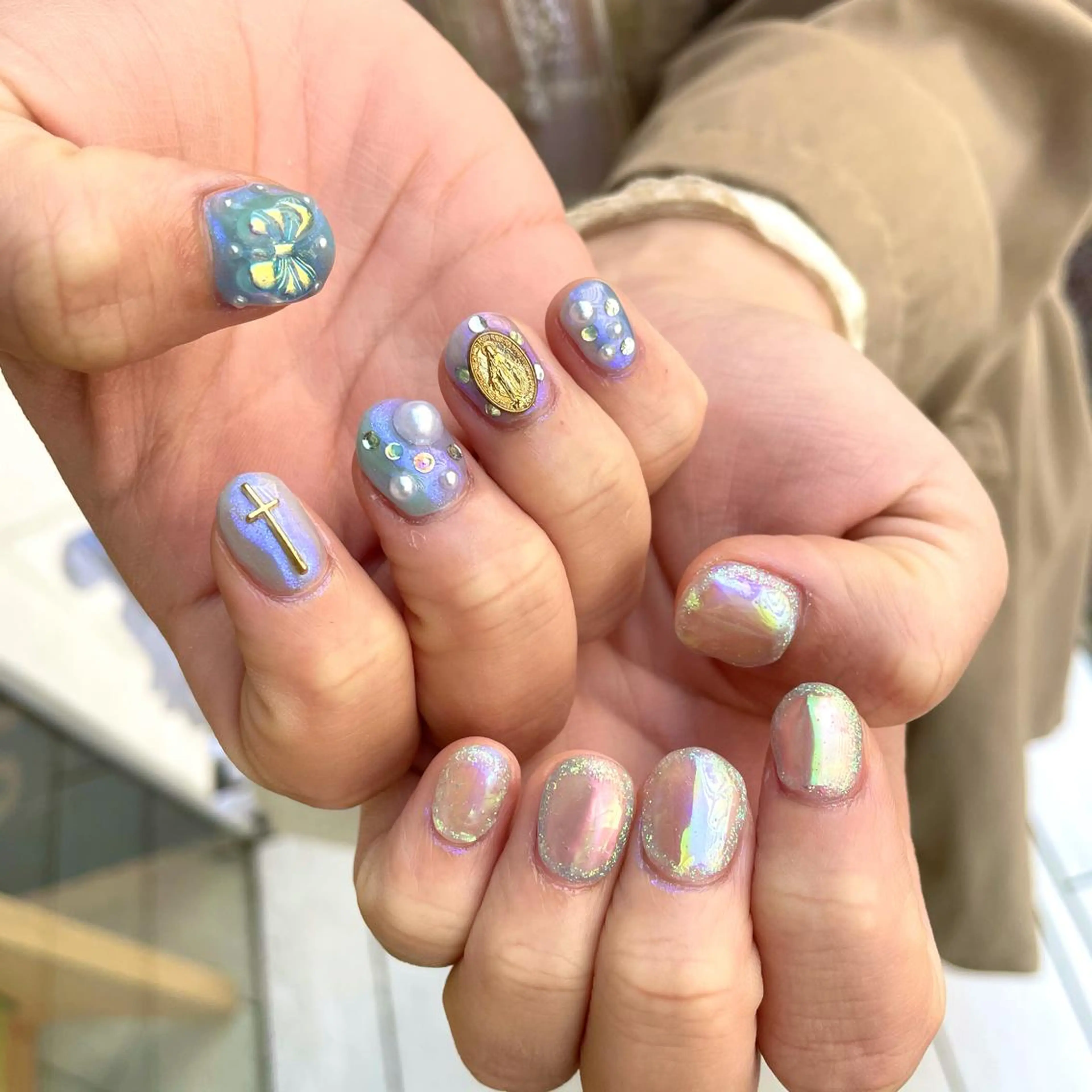 ネイル ハンドネイル 新井 ひなののネイルデザイン