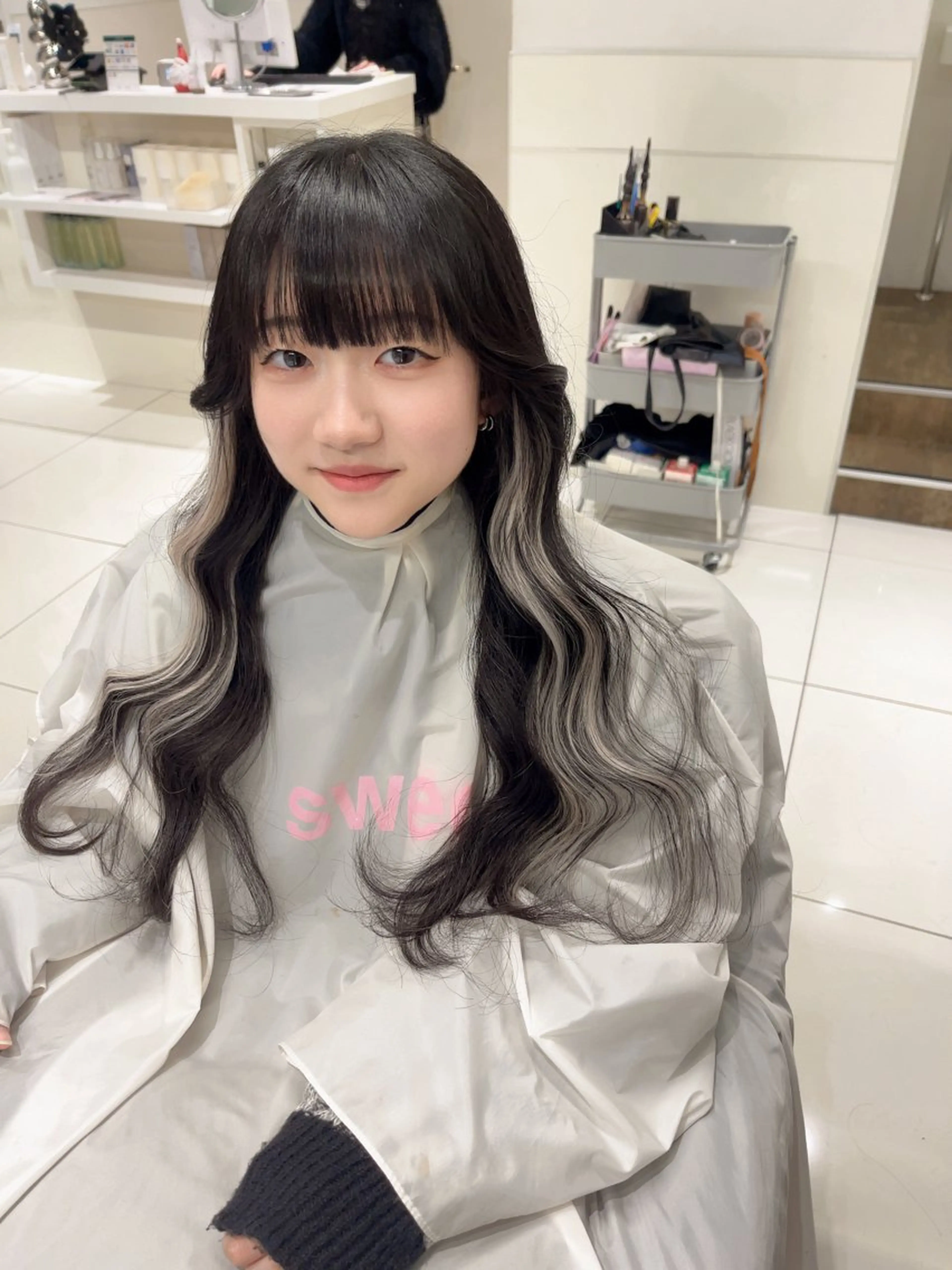 ミディアム エクステ エクステ りおな/髪質改善/ カラー /平尾のヘアスタイル