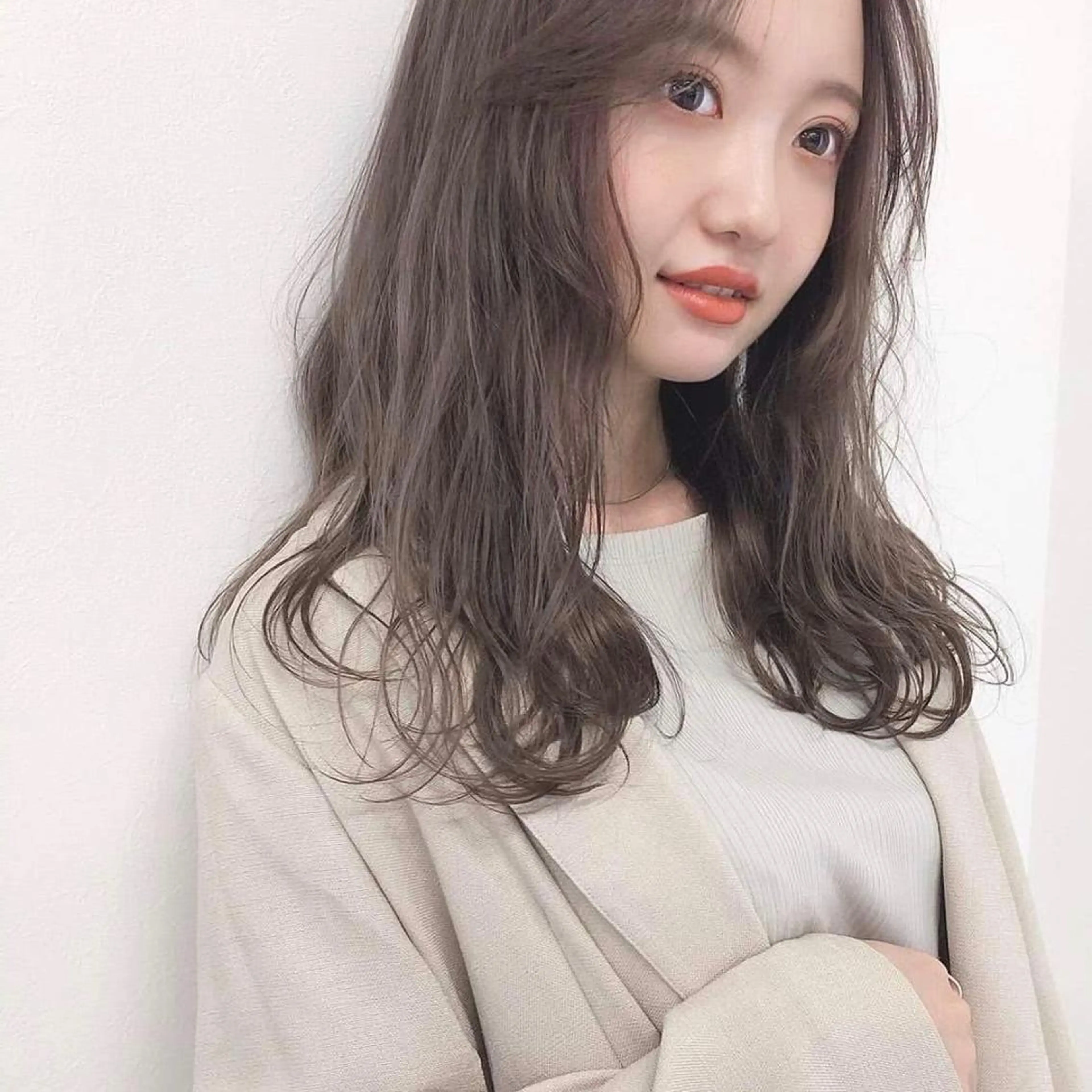ロング カラー カット ヘアカラー トリートメント レイヤー🇰🇷 韓国ヘア💕トモミのヘアスタイル