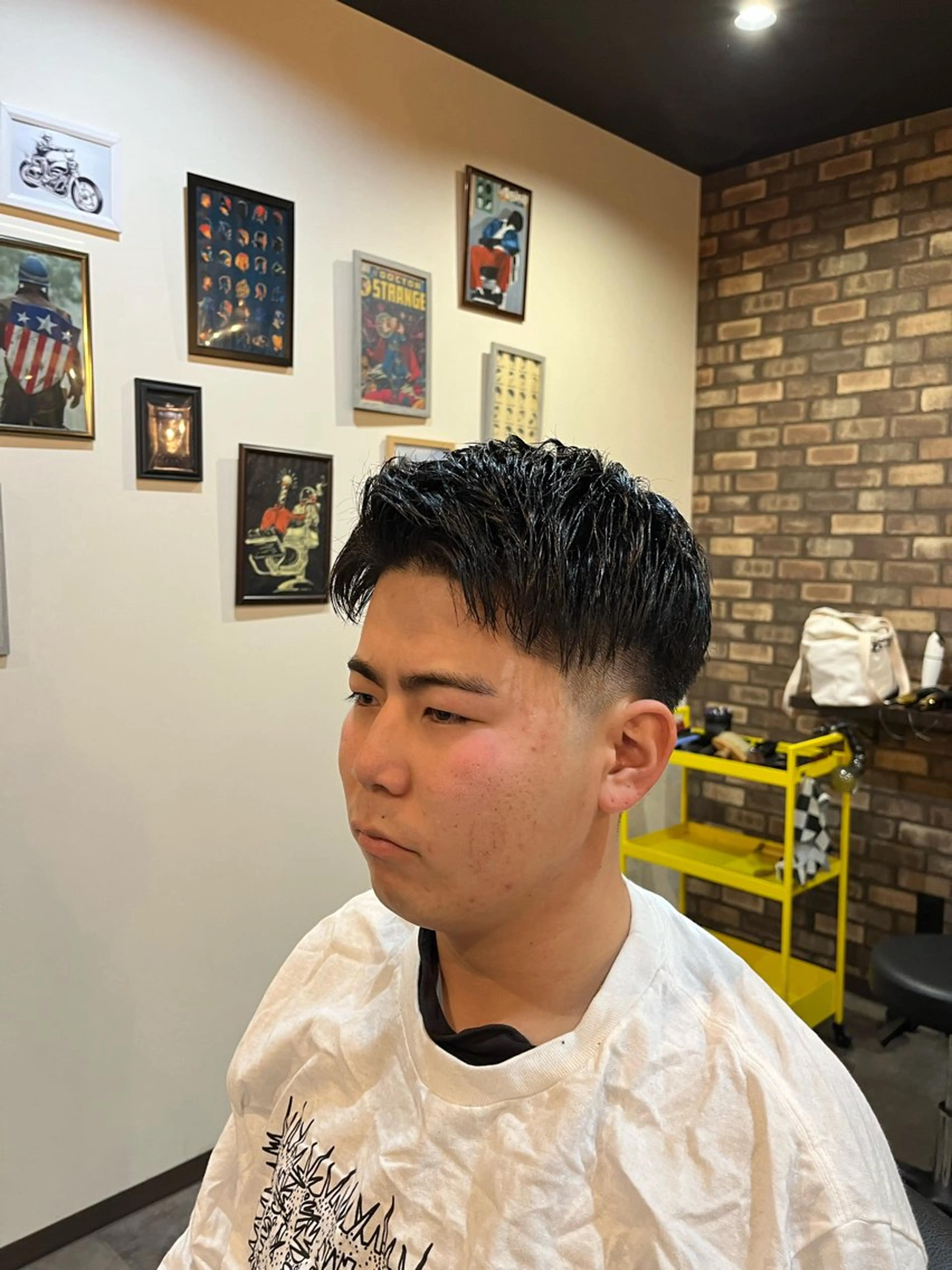 ショート メンズ カット 菅谷 成世のヘアスタイル