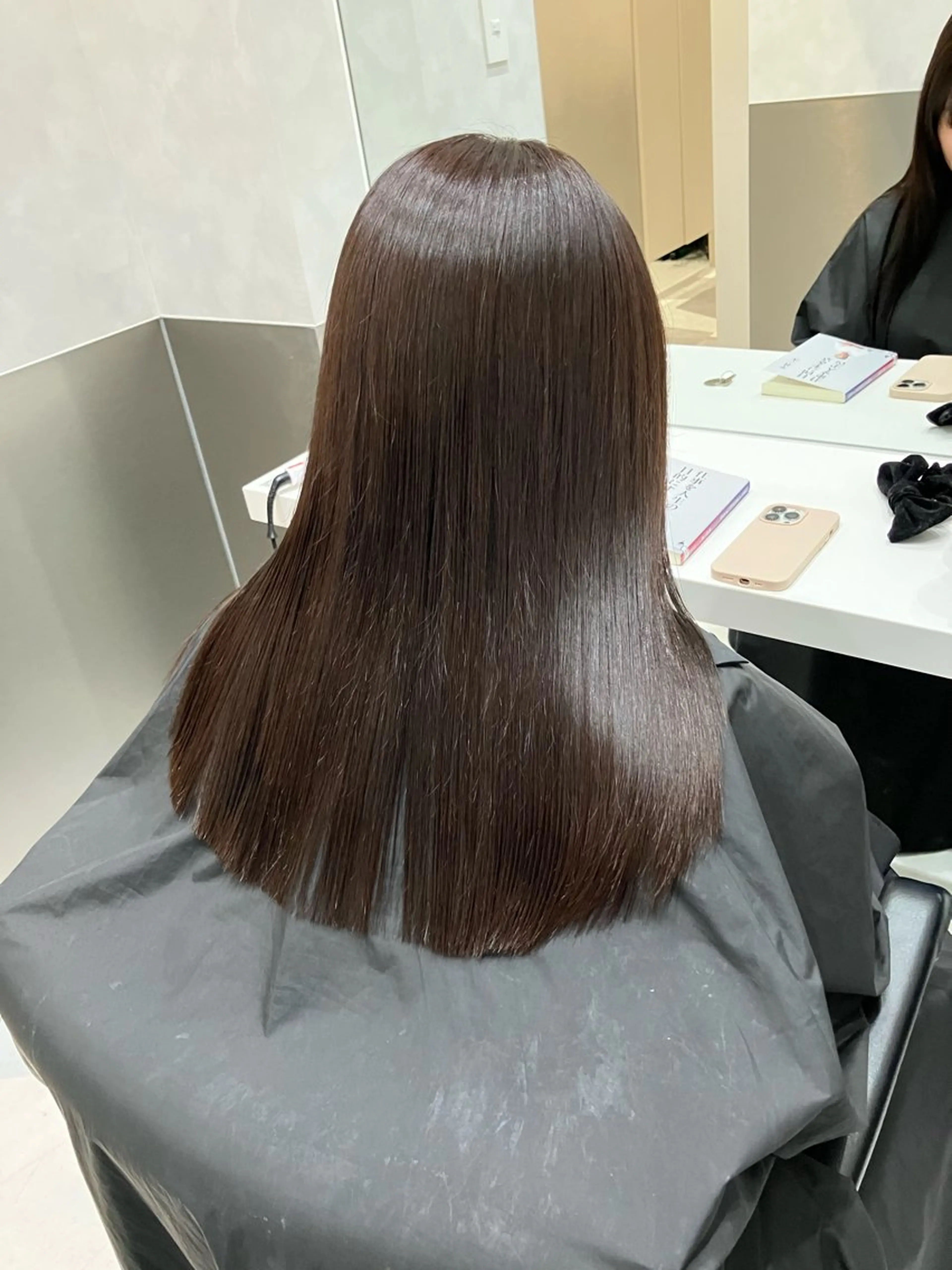 ロング カラー カット ヘアカラー トリートメント 💖ブリーチなし透明 感💖ASAHIのヘアスタイル