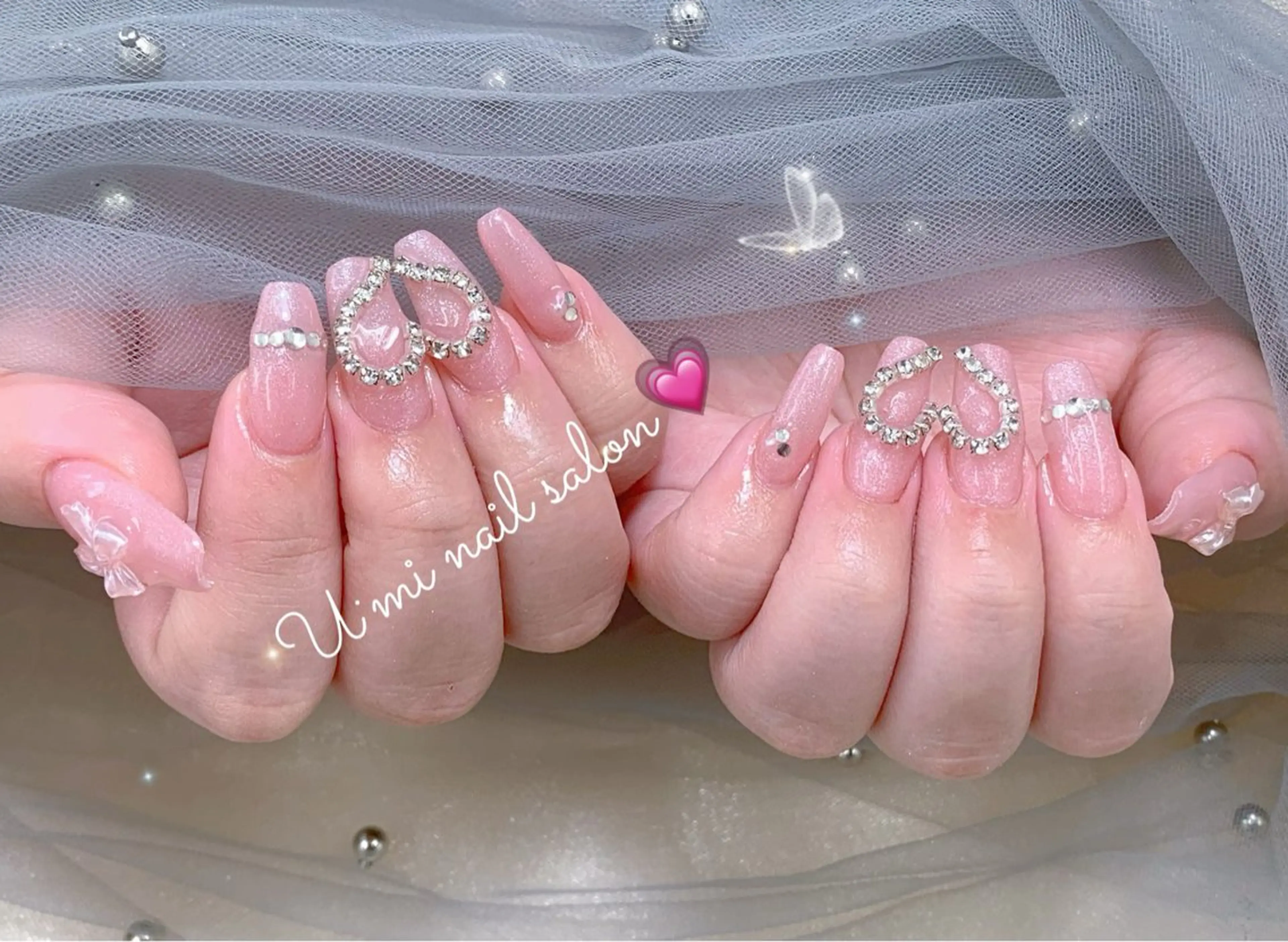 ネイル 持ち込み ハンドネイル u・mi  上野御徒町パラジェルのネイルデザイン