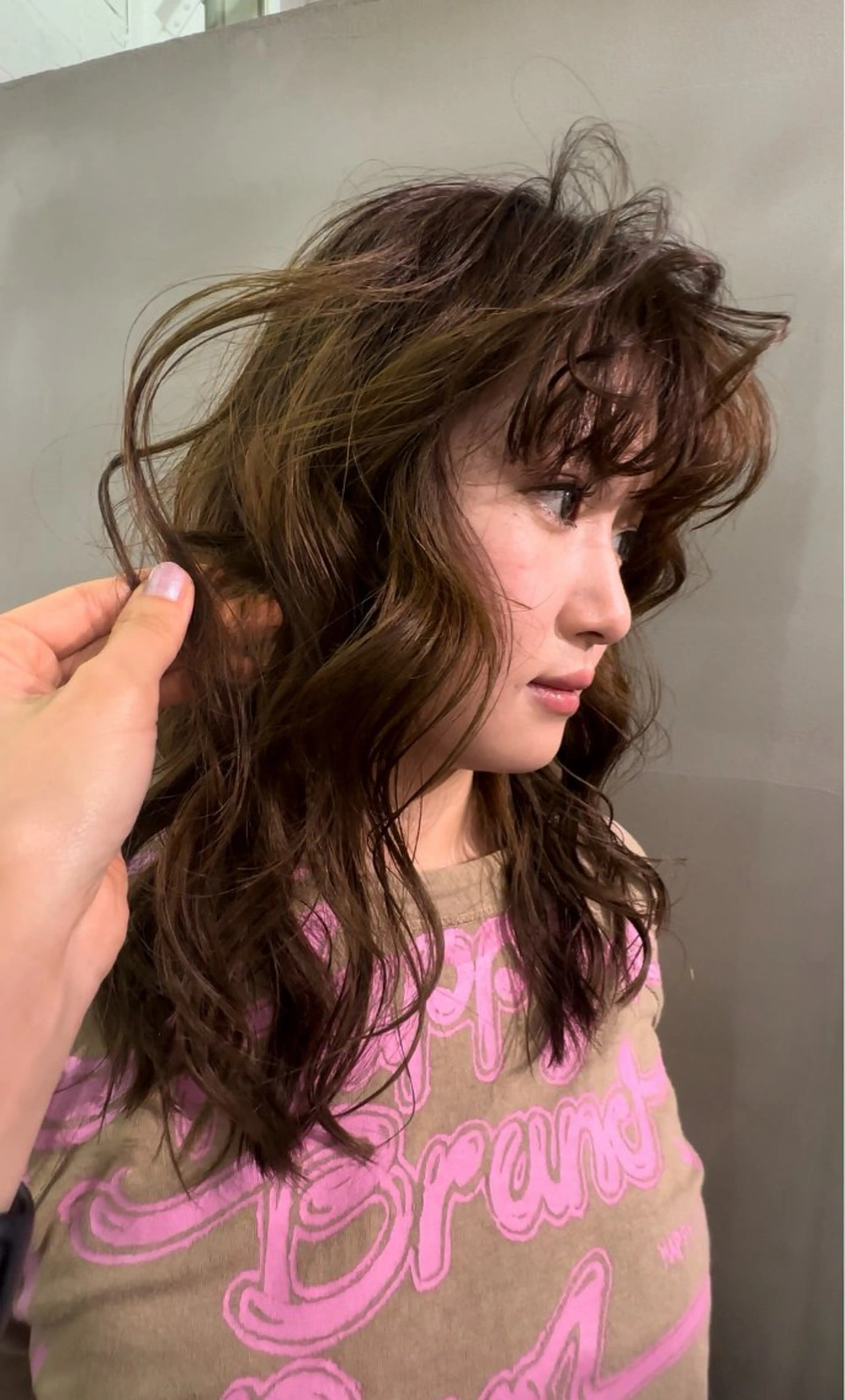 ロング カラー ヘアカラー 田中 瑠愛のヘアスタイル