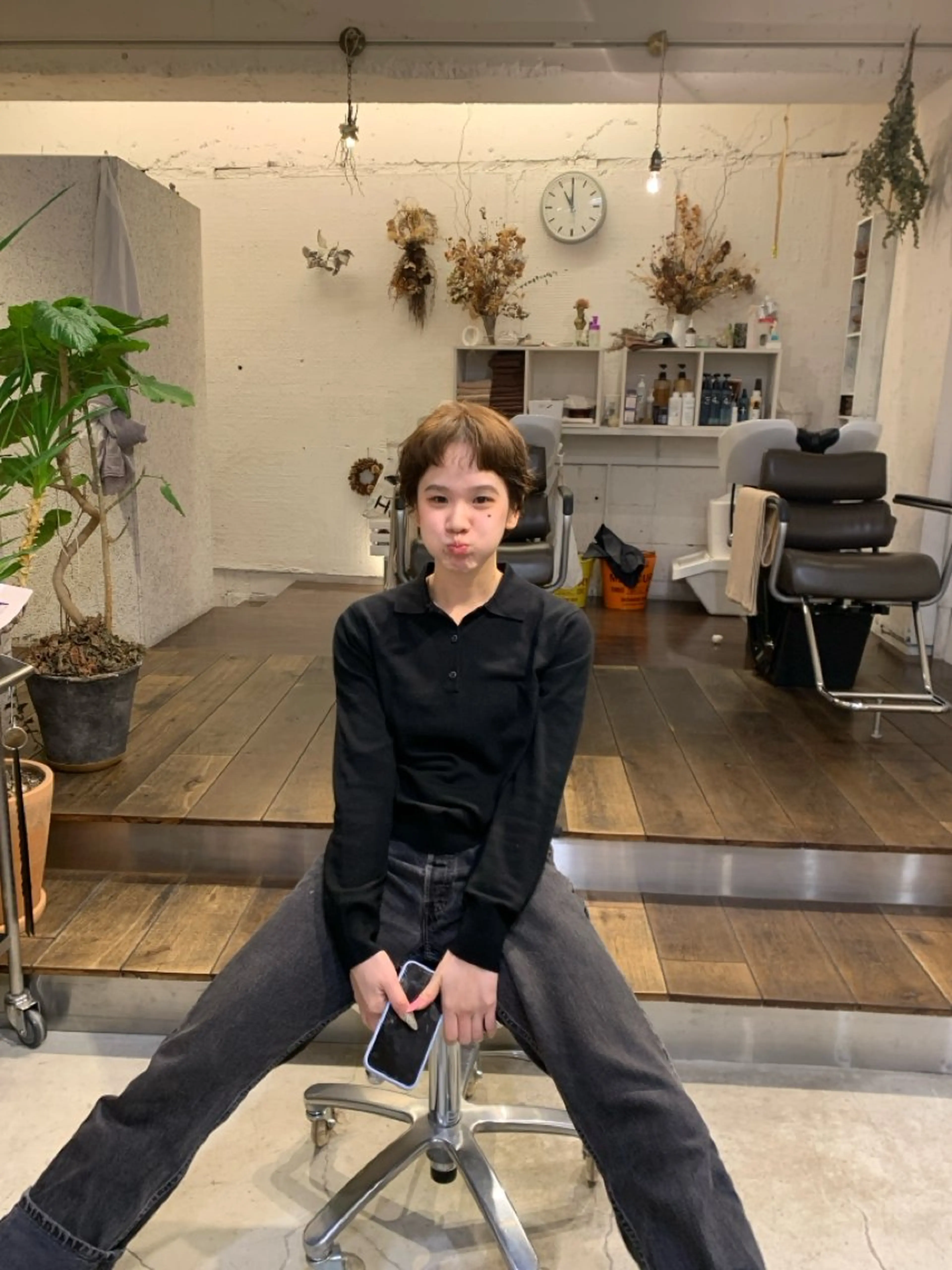 ショート カラー パーマ 【takk】 ナカヤママサヨシのヘアスタイル