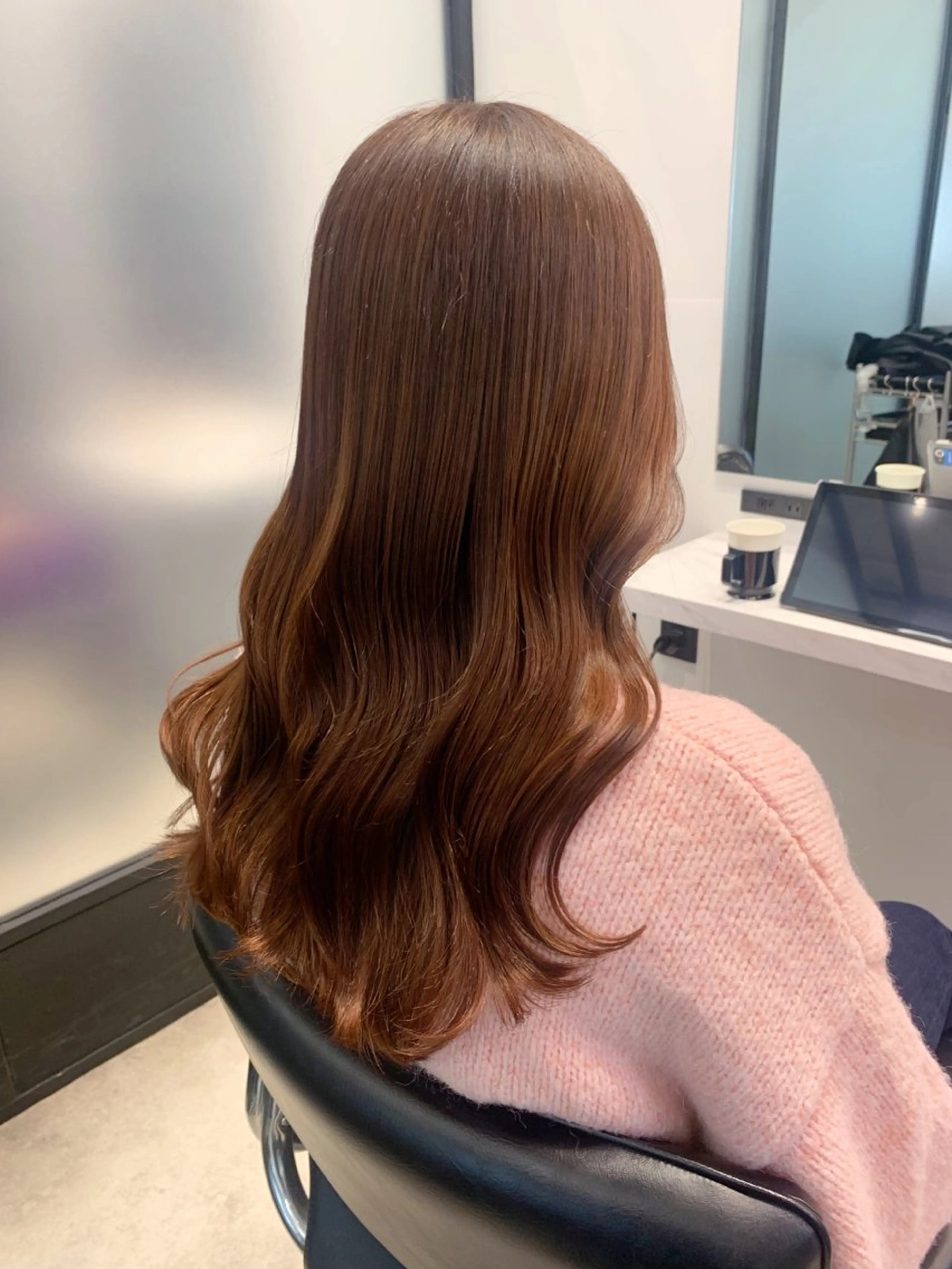 ロング 髪質改善 縮毛矯正 トリートメント カット ヘアカラー トリートメント 髪質改善/縮毛矯正 🎀小林 唯 🎀のヘアスタイル